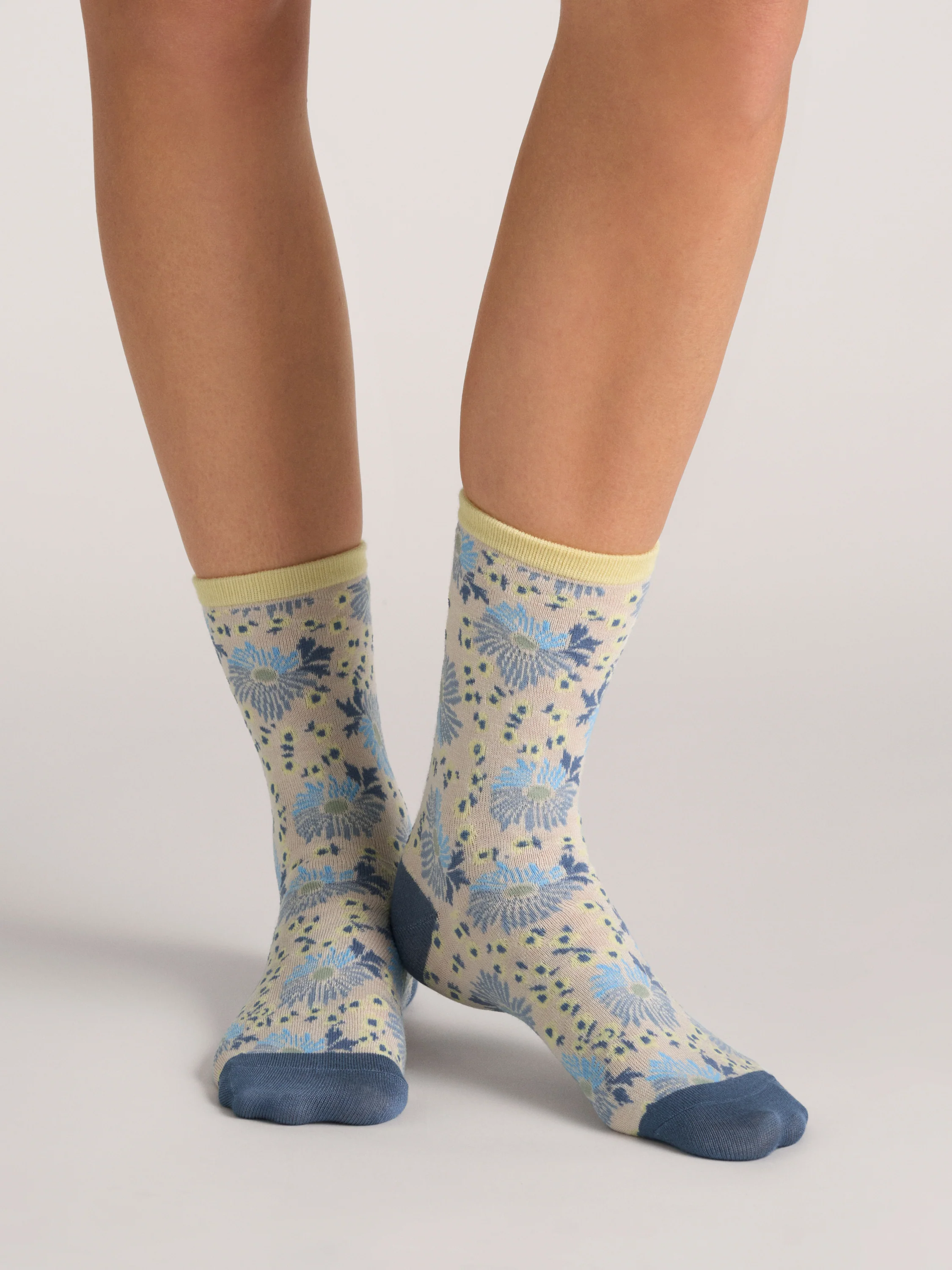 DRESS CREW FLORAL | BLUE - Image 2