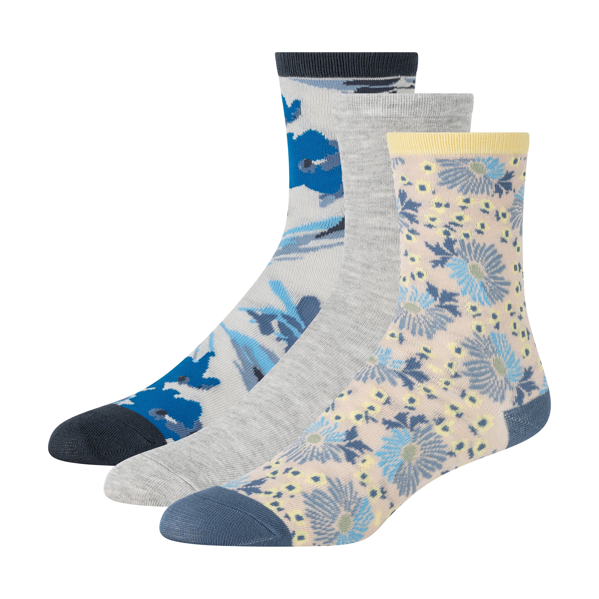 DRESS CREW FLORAL | BLUE - Image 5