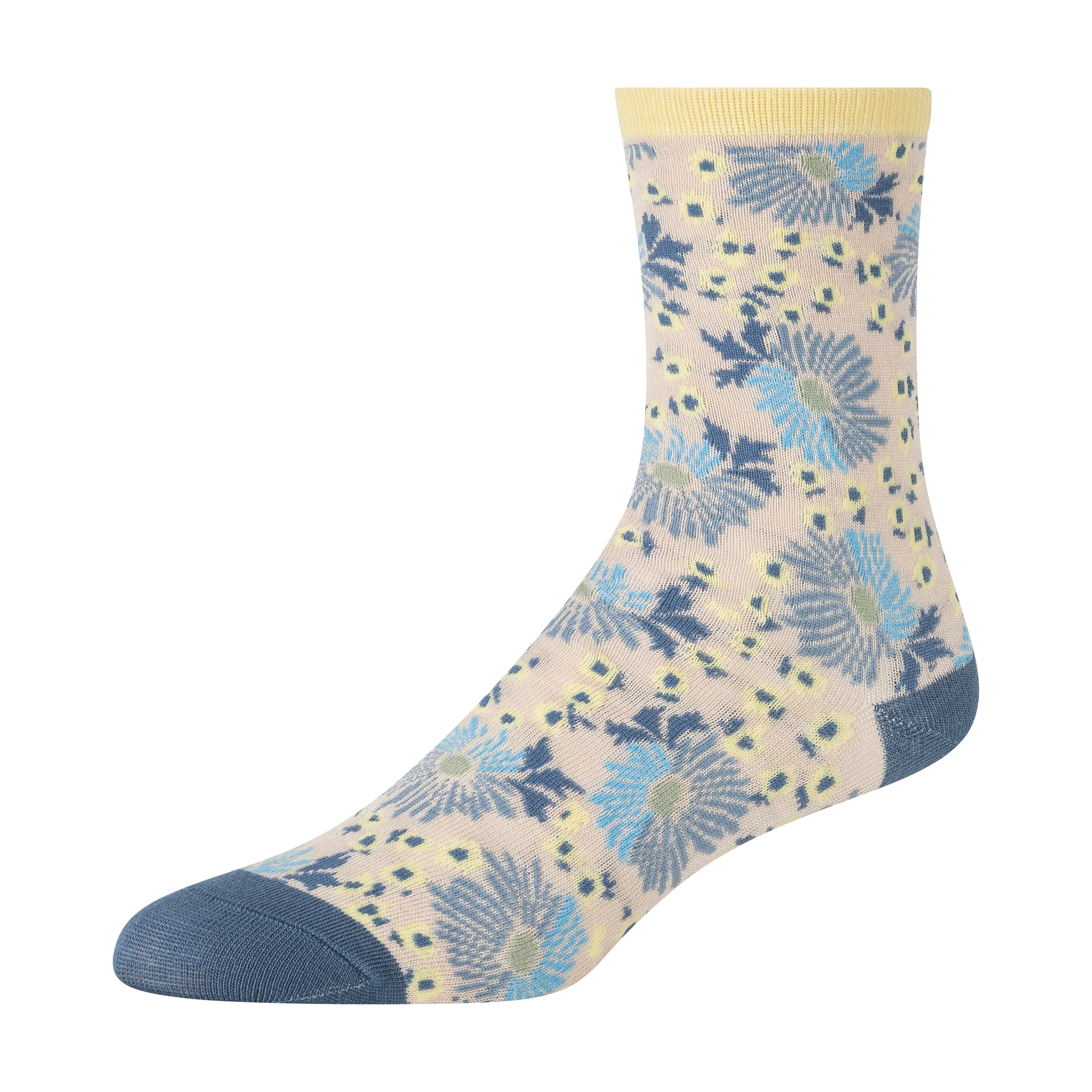 DRESS CREW FLORAL | BLUE - Image 6