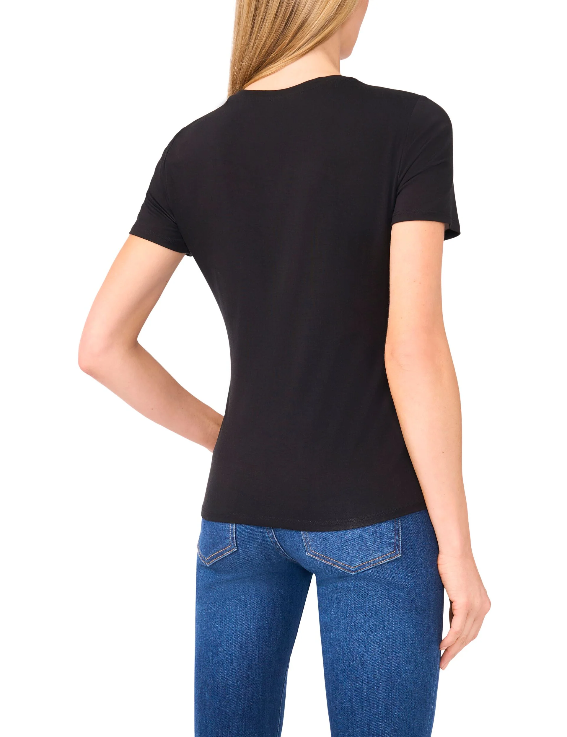 ALLOVER TULIP FLORAL T-SHIRT | BLACK - Image 3