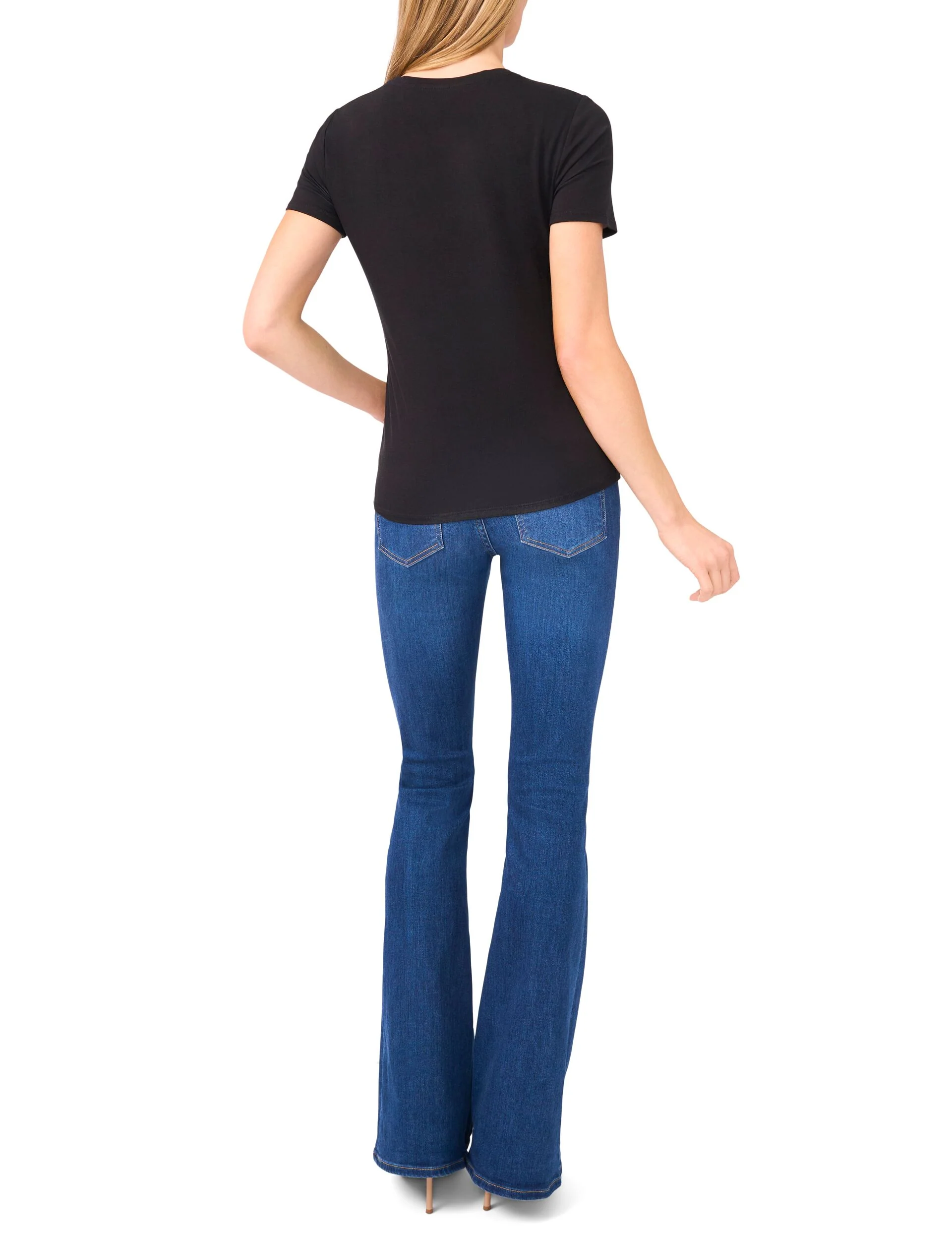 ALLOVER TULIP FLORAL T-SHIRT | BLACK - Image 5