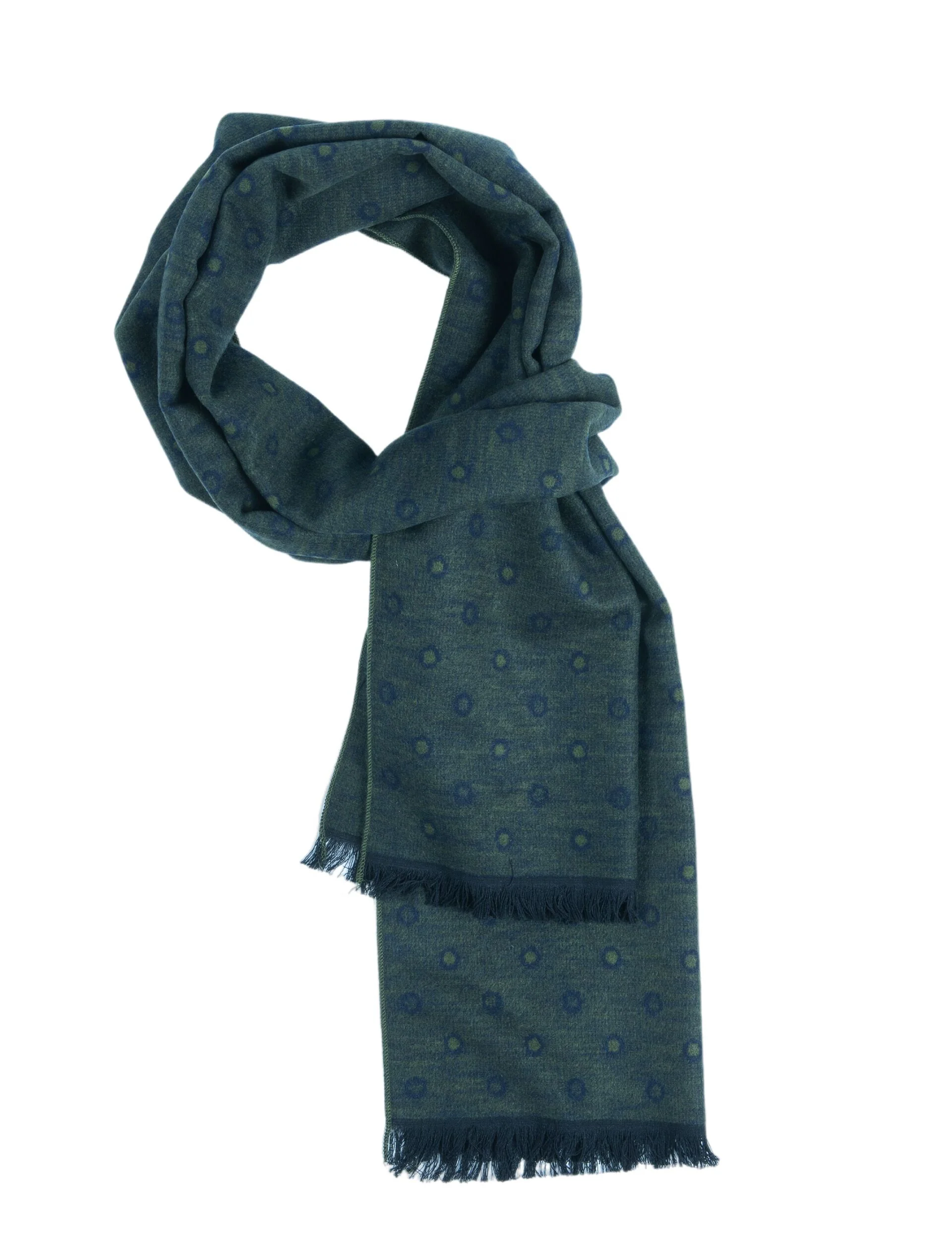CIRCLES SCARF | GREEN - Image 4