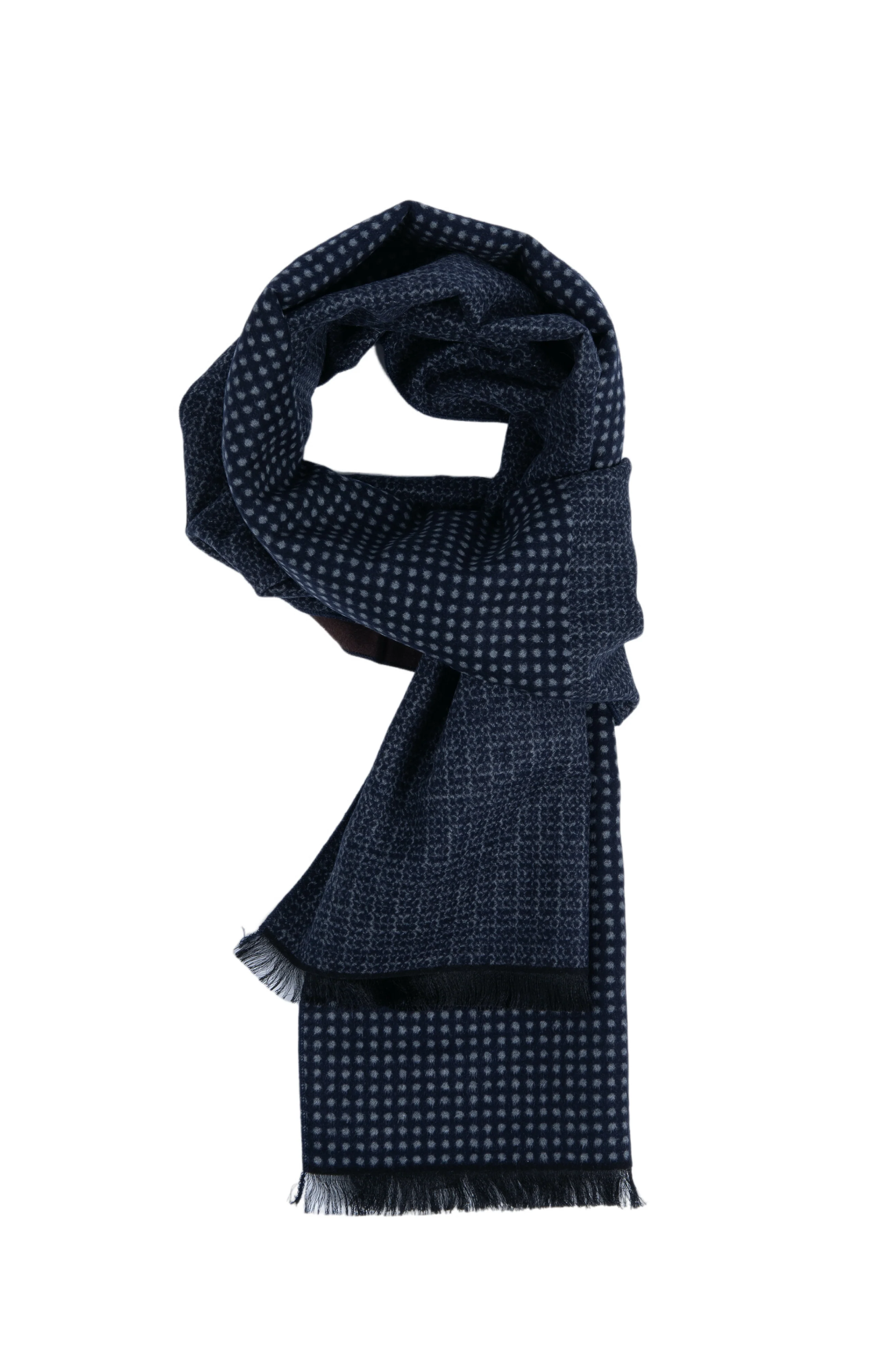 DOT SCARF | BLUE - Image 4
