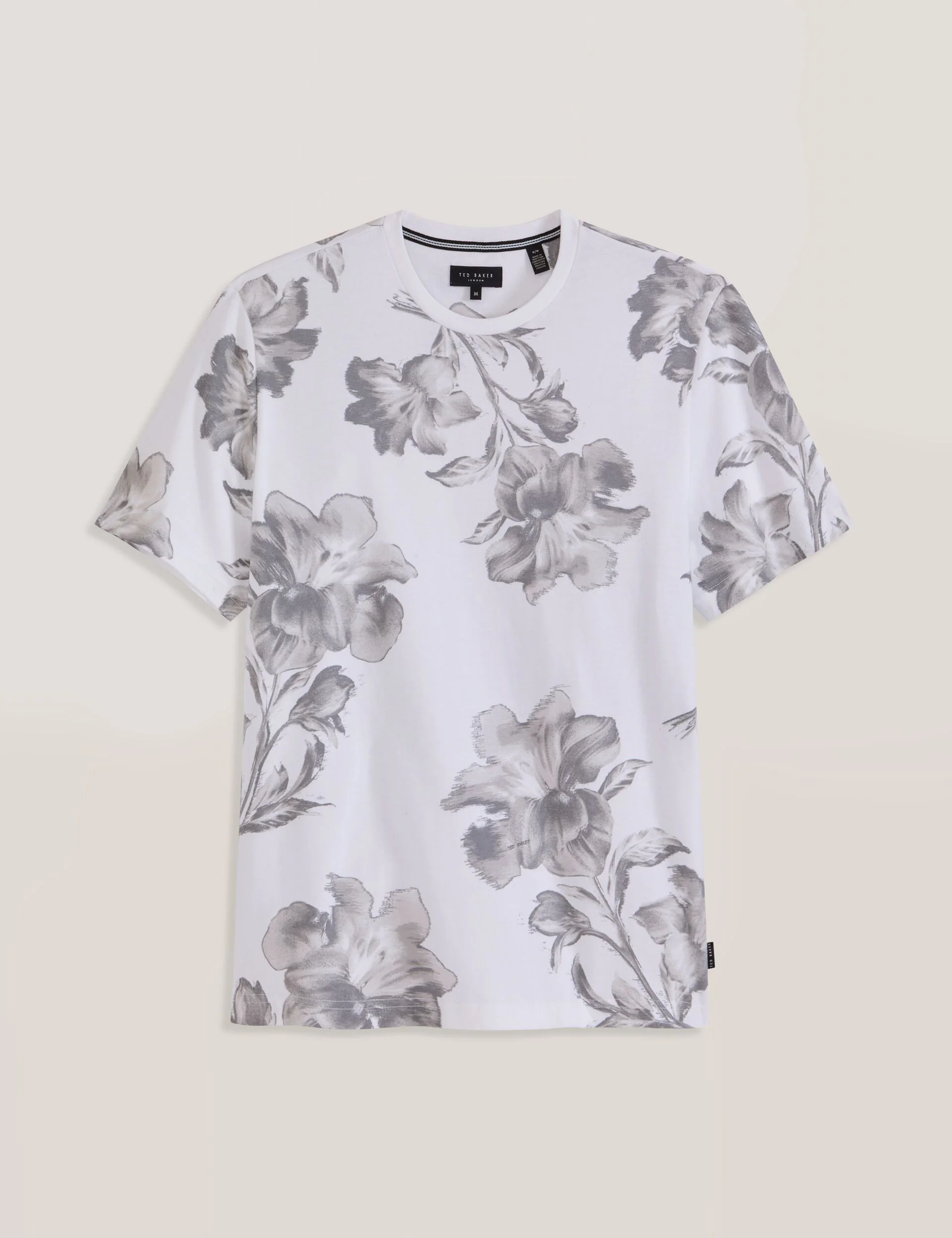 FLORAL GRAPHIC TEE | WHITE - Image 5