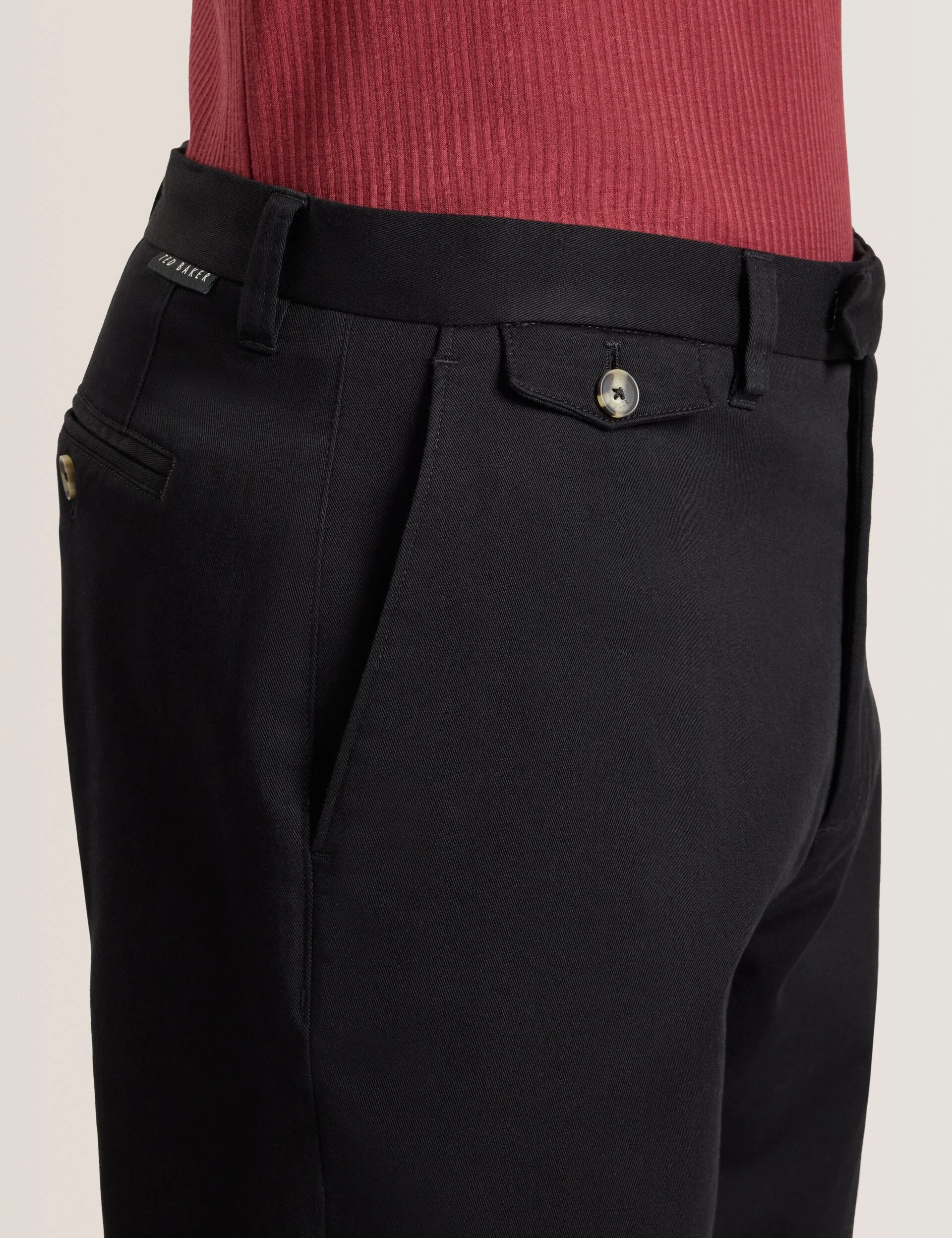 HEAVY TWILL CHINO | BLACK - Image 5
