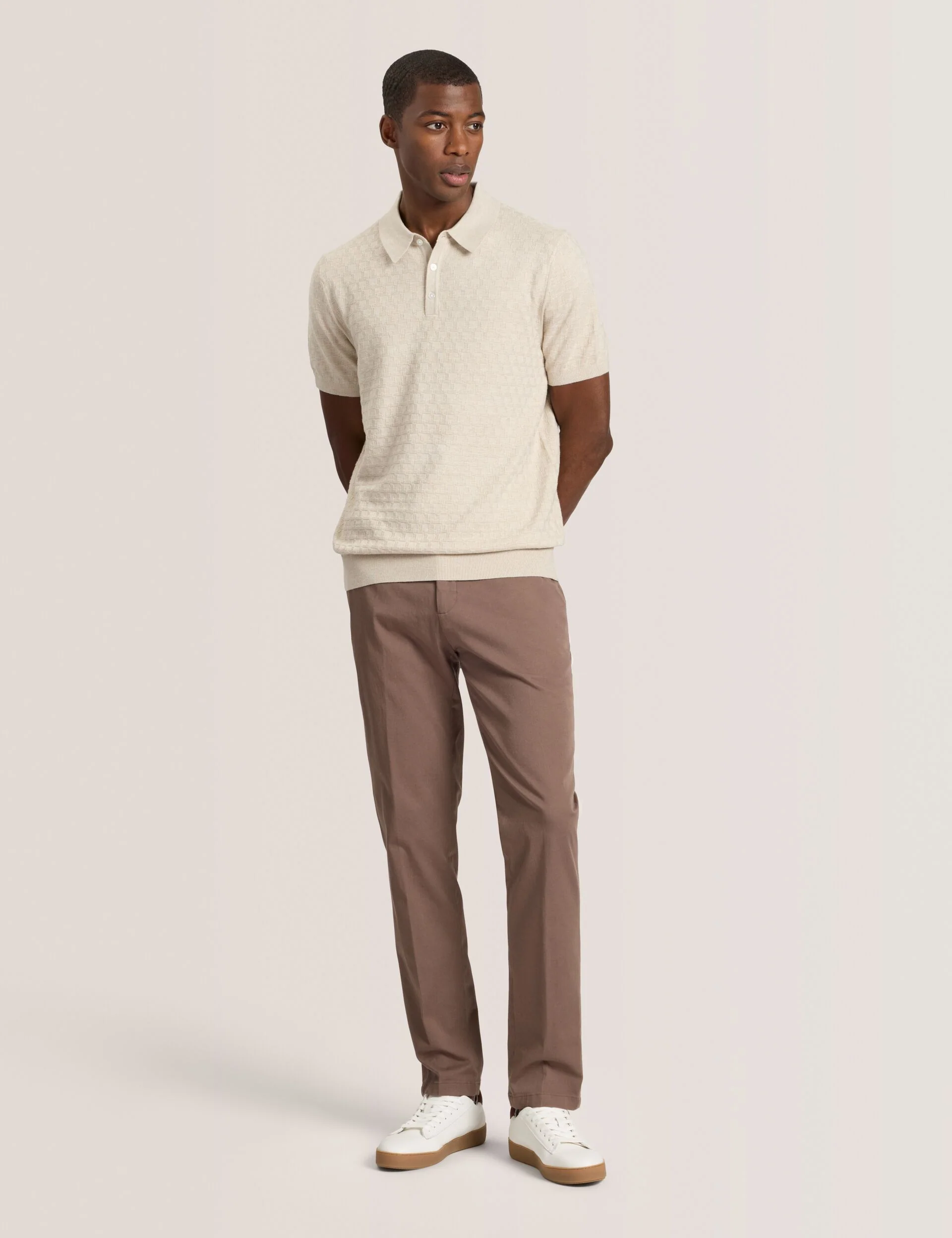 HEAVY TWILL CHINO | BROWN - Image 2