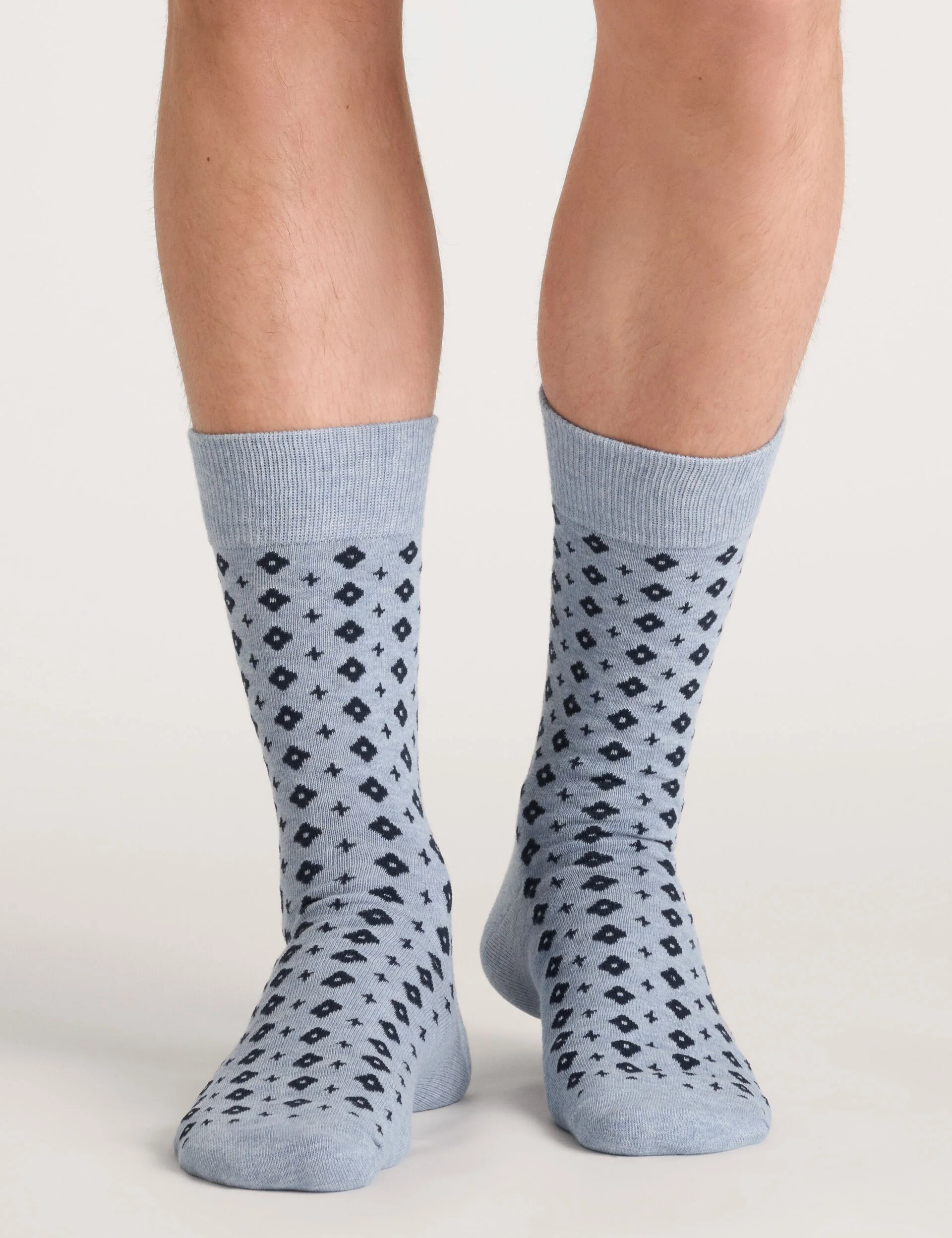 CREW GEOMETRIC CHECK | BLUE - Image 2