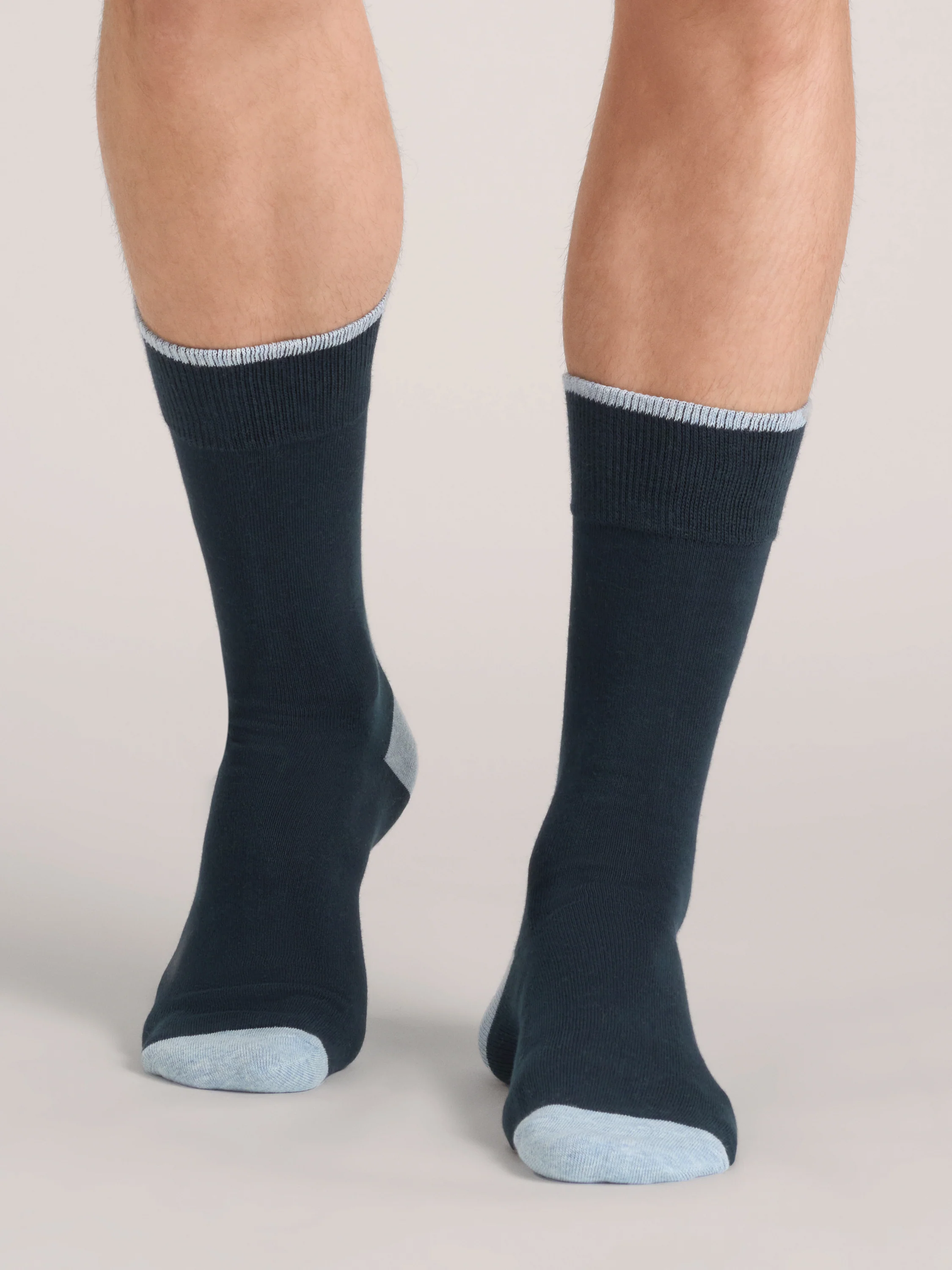 3 PK Men's Non Terry Crew | DARK GREY - Image 3