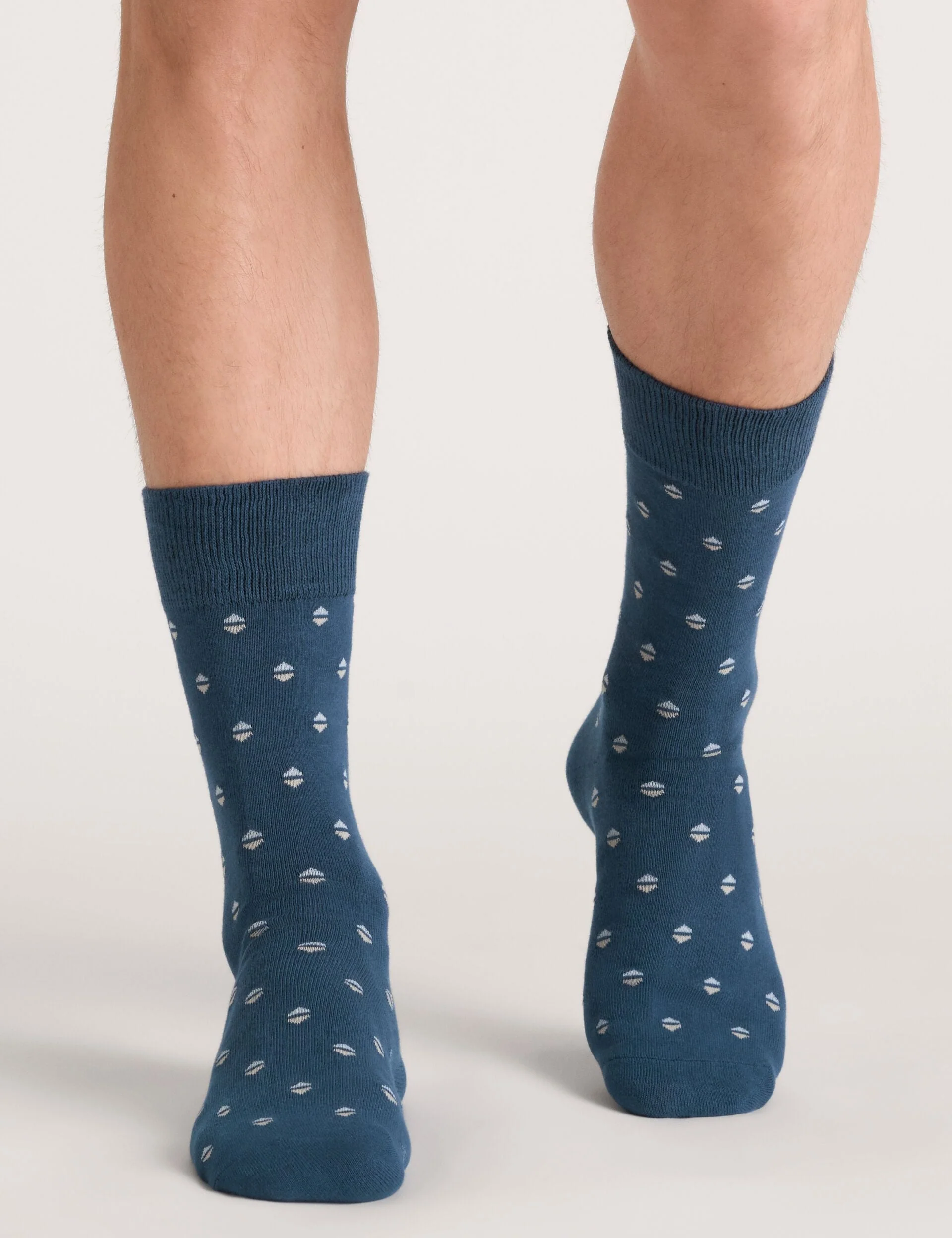 CREW GEOMETRIC STRIPE | MID GREY - Image 2