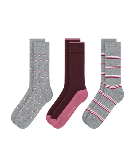 CREW GEOMETRIC STRIPE | MID GREY - Image 5