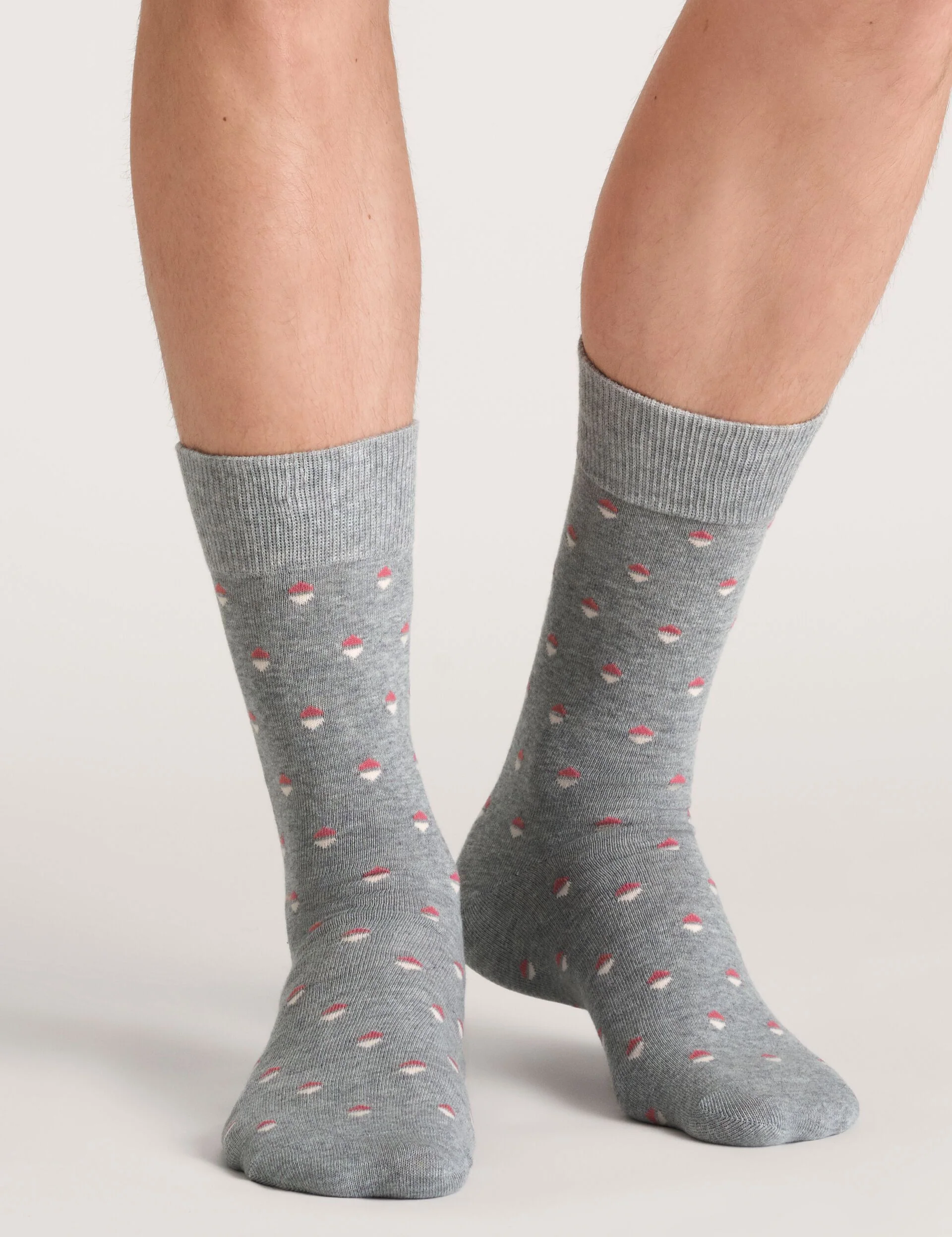 CREW GEOMETRIC STRIPE | MID GREY - Image 6