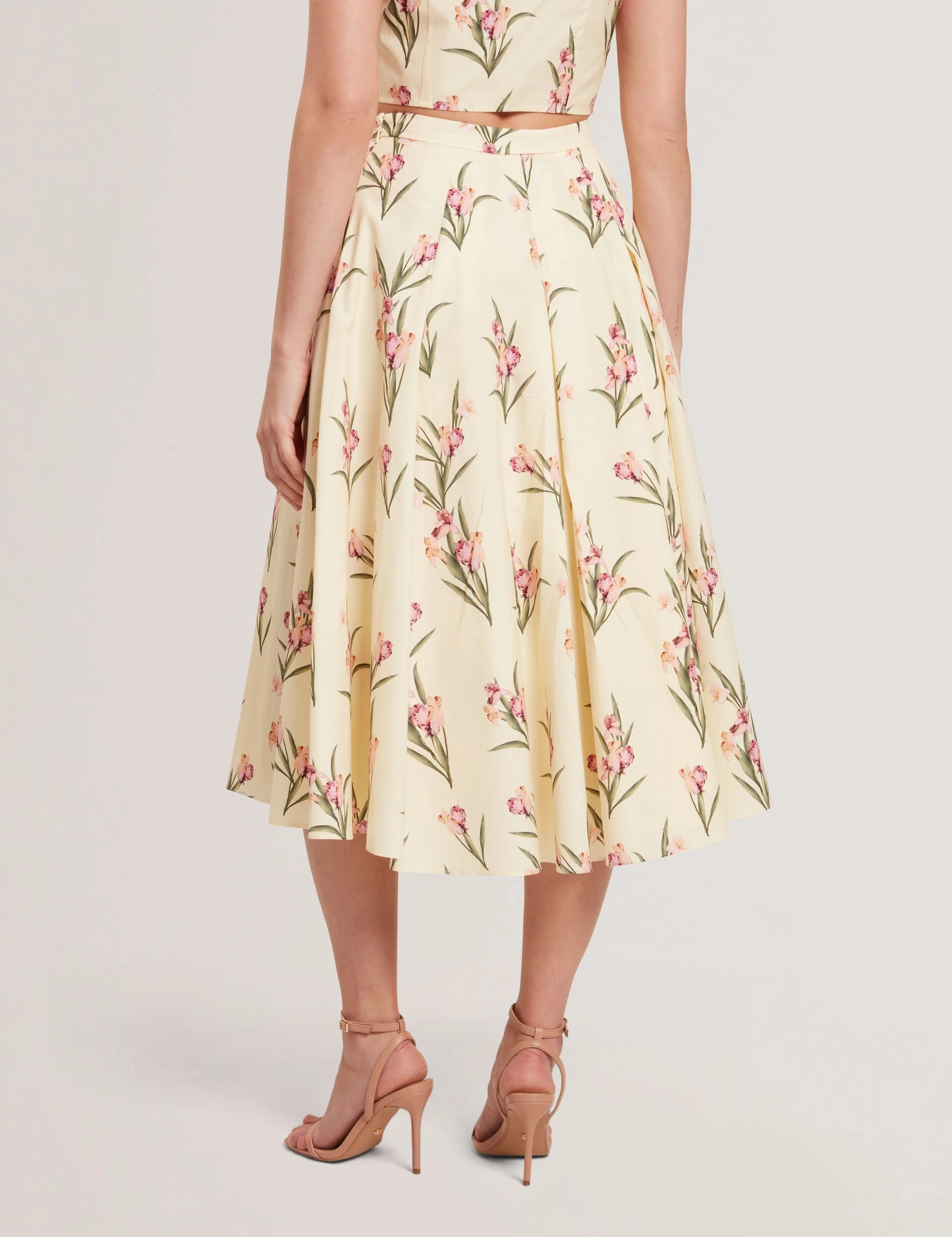 MIDI CIRCLE SKIRT | YELLOW - Image 6