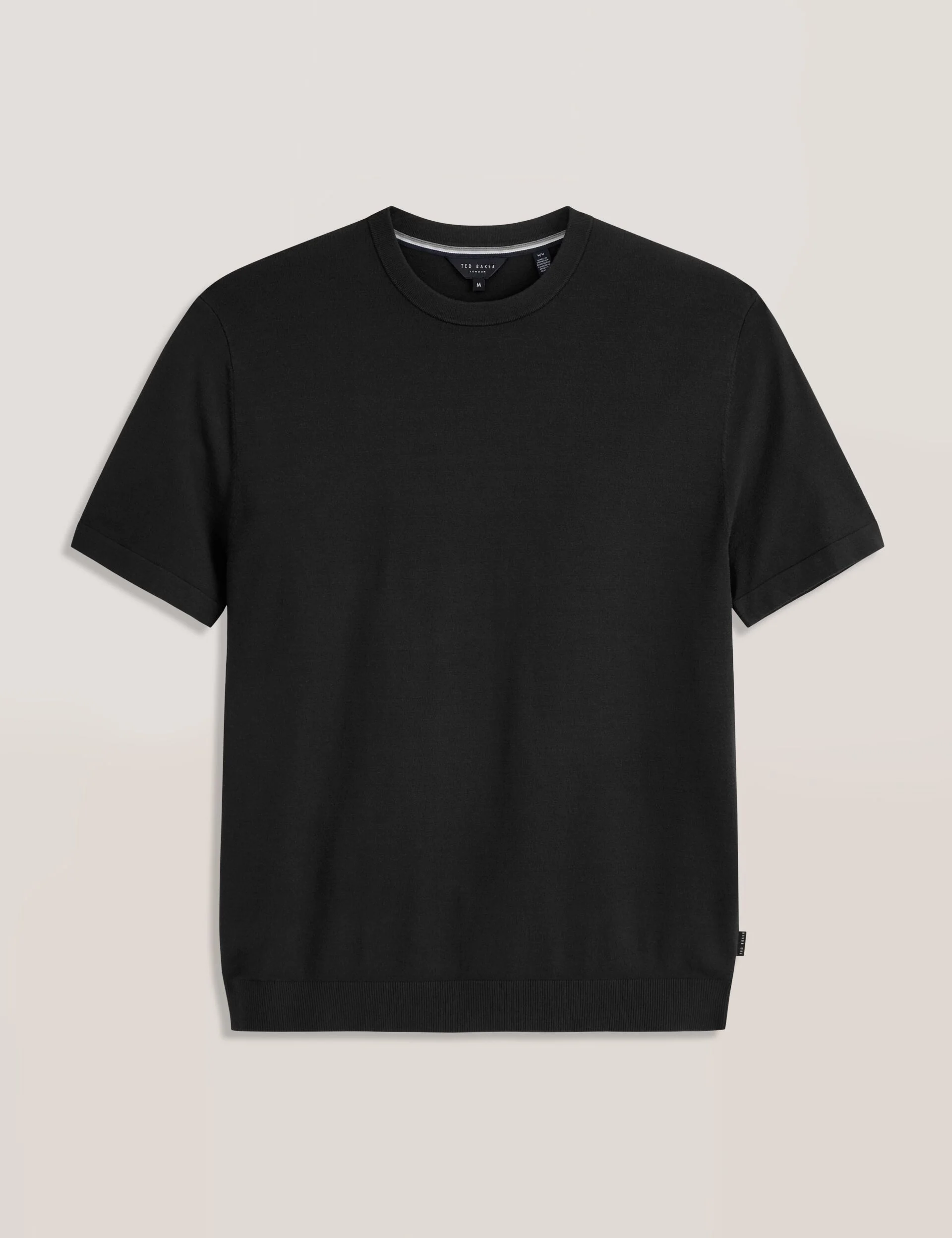 MODERN VISCOSE BLEND CREW | BLACK - Image 6