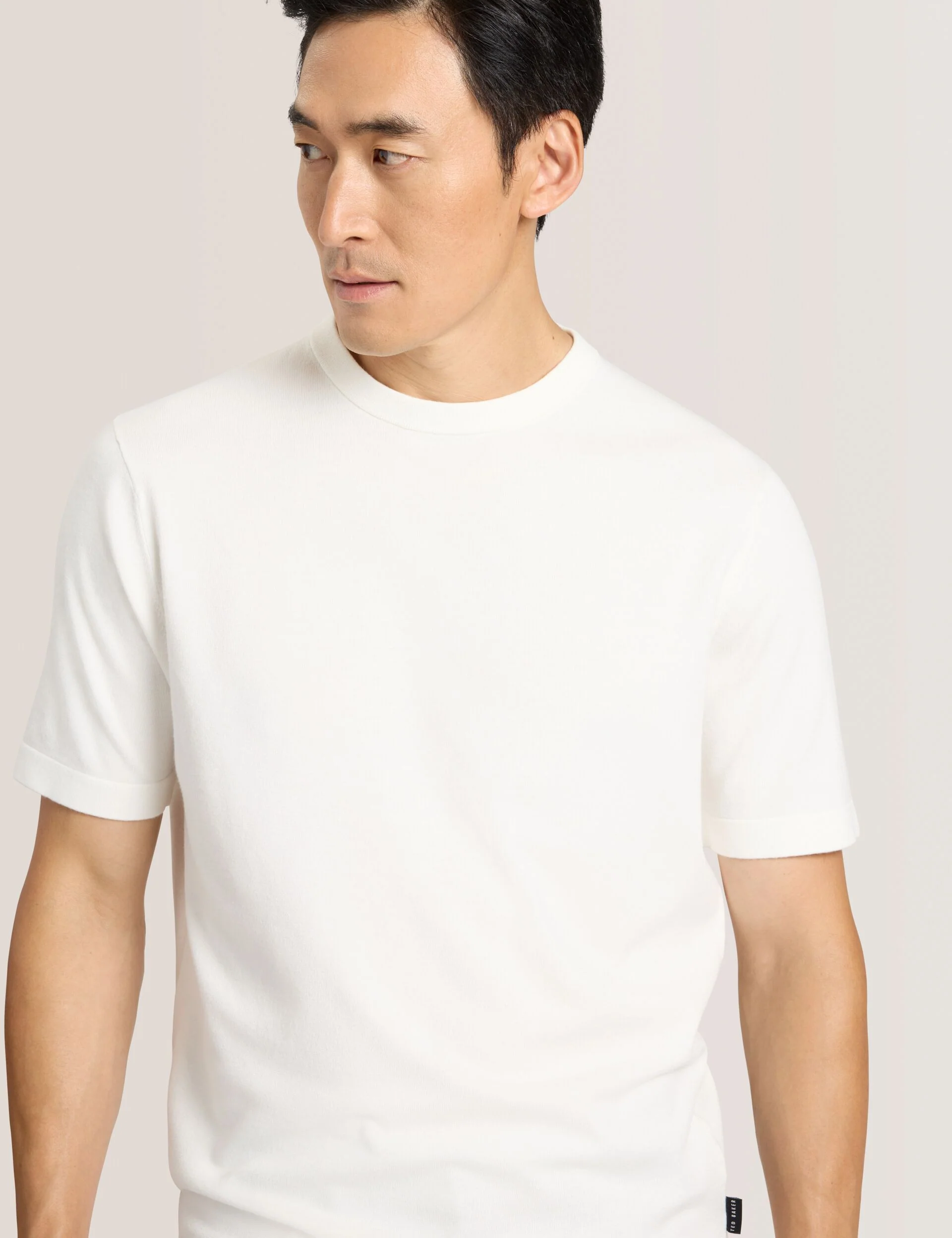 MODERN VISCOSE BLEND CREW | WHITE - Image 5