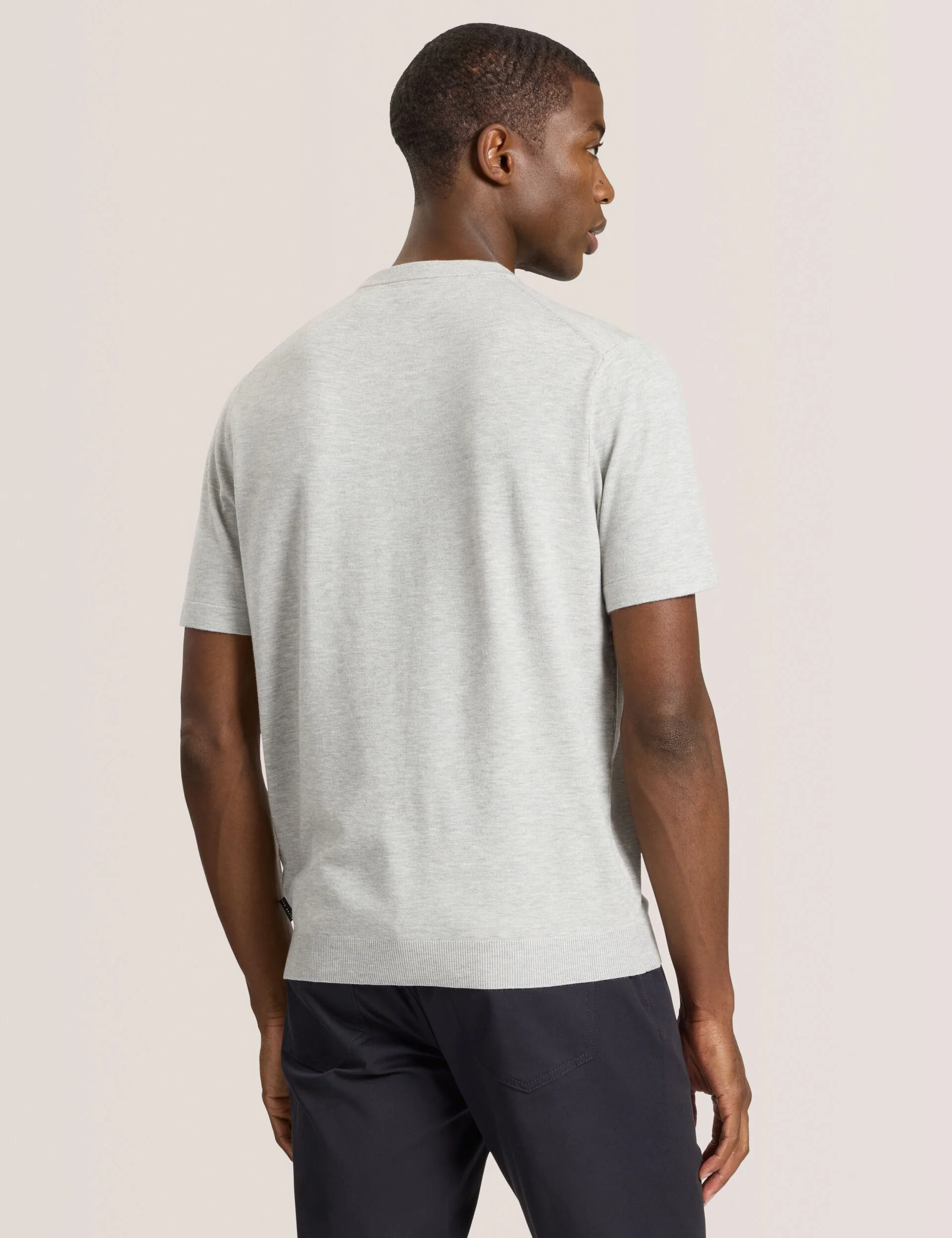MODERN VISCOSE BLEND CREW | HIGH RISE GREY - Image 4