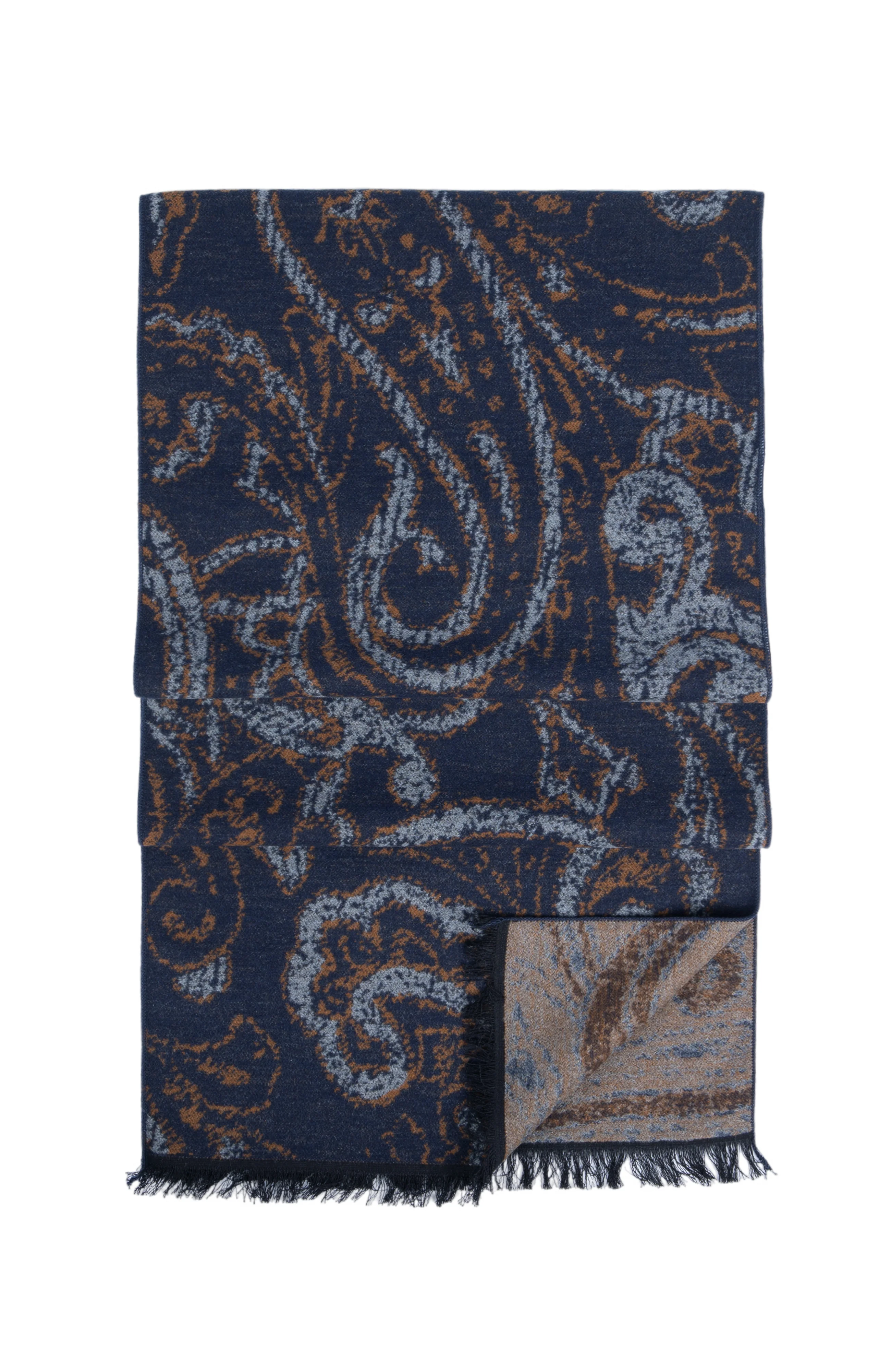 PAISLEY SCARF | BLUE - Image 3