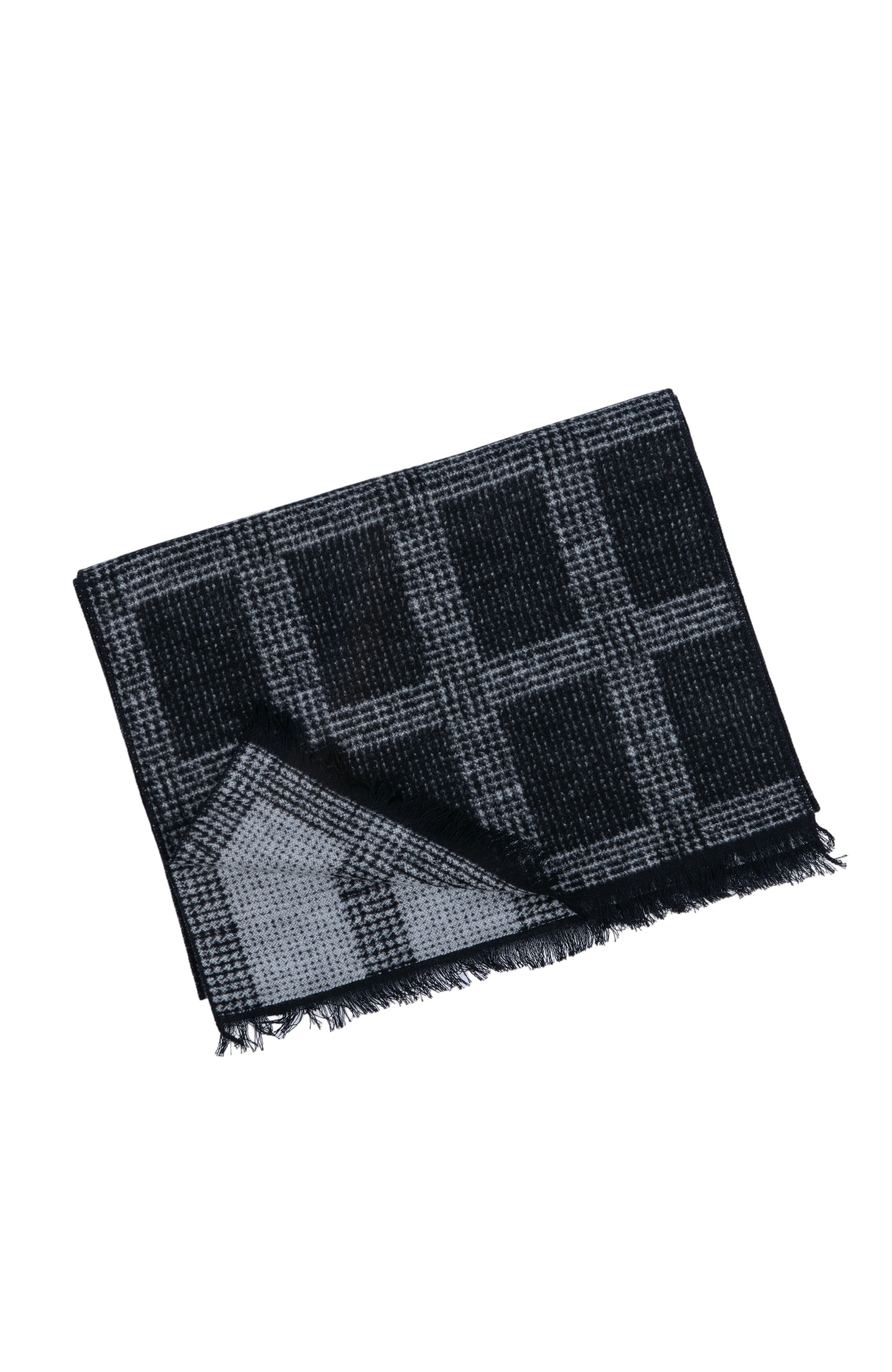 PLAID SCARF | GREY - Image 2