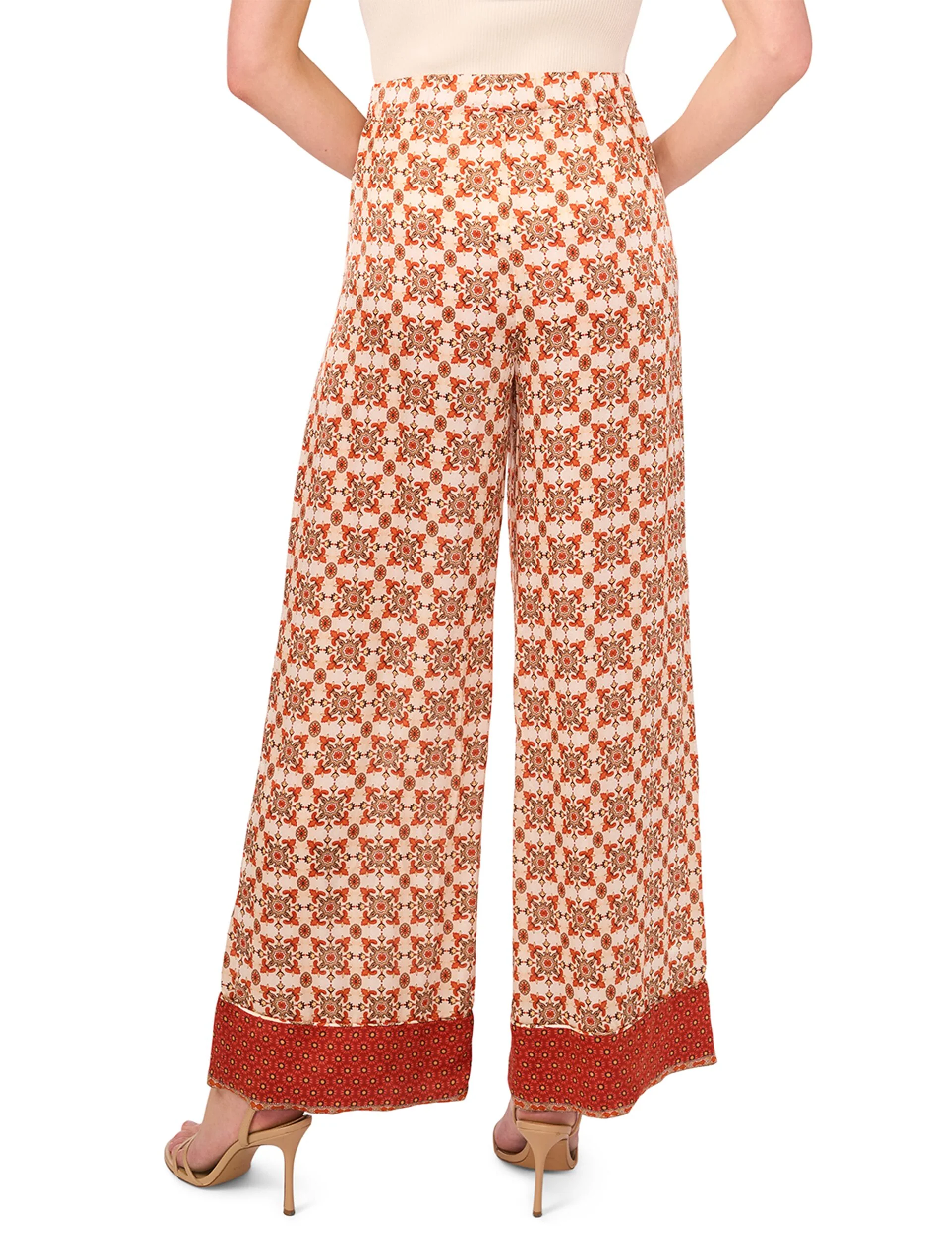 PLEATED TAILORED PANTS | ORANGE - Image 4