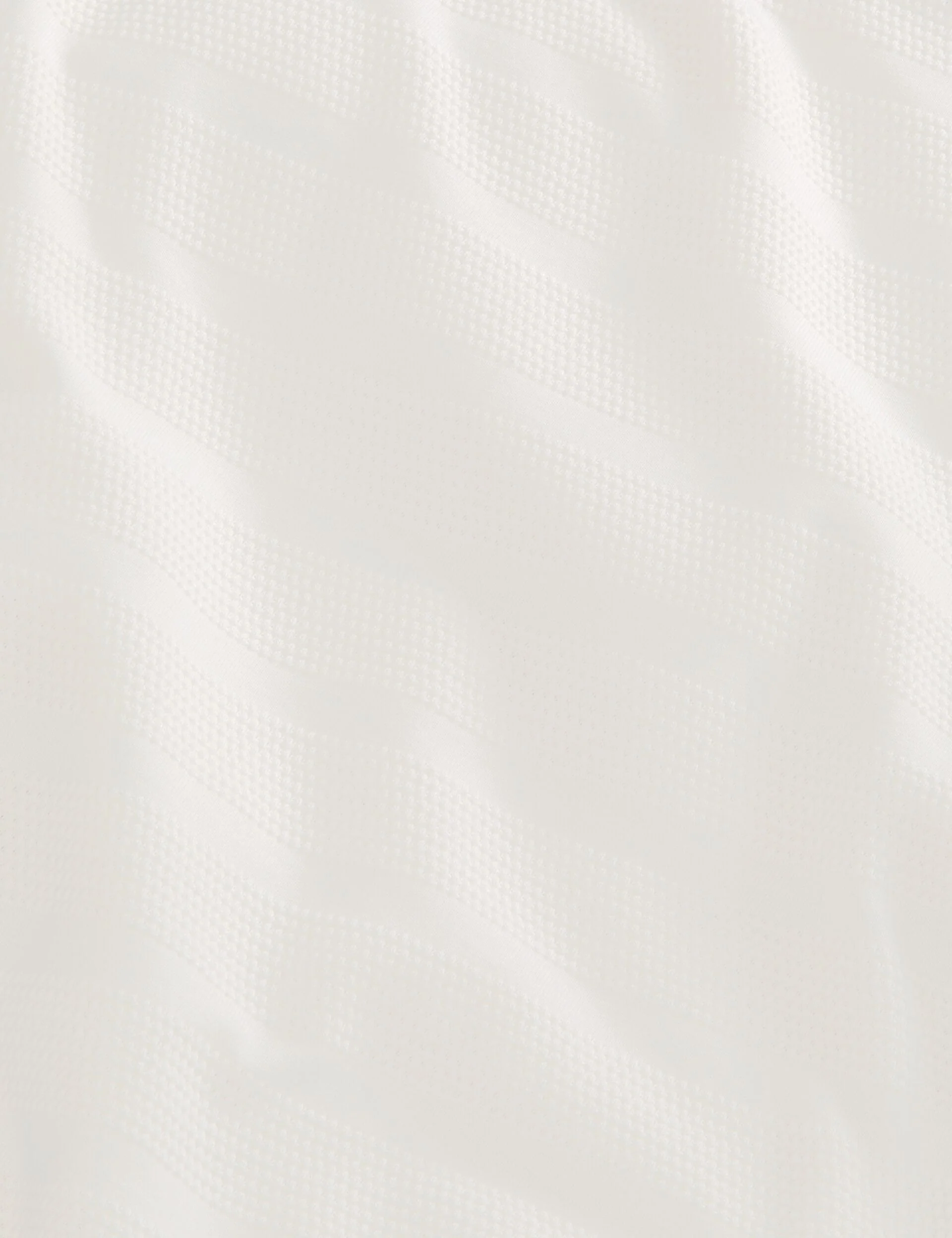 POPCORN STRIPE LONG SLEEVE POLO | WHITE - Image 3