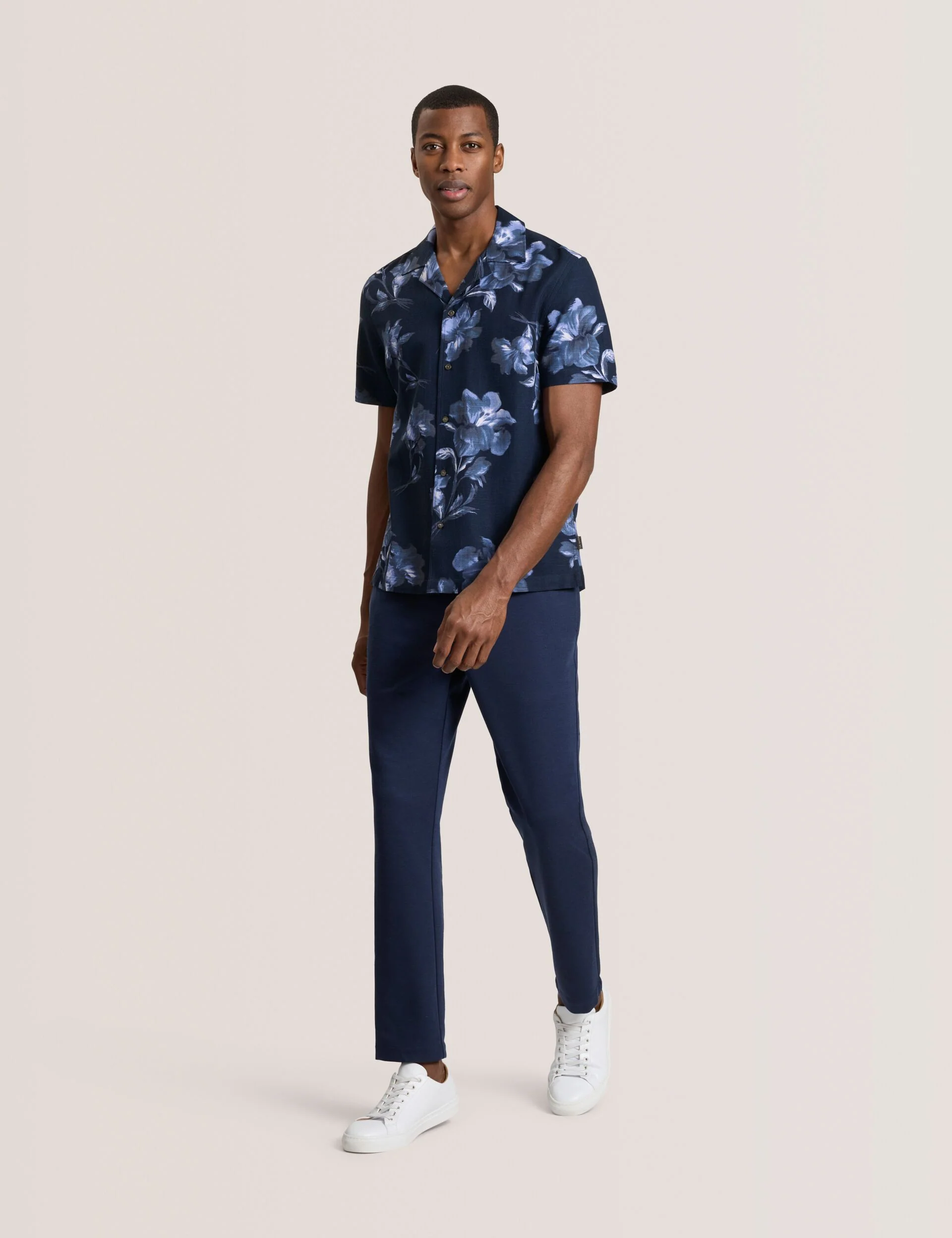 PRINTED SHIRT | NAVY - Image 2