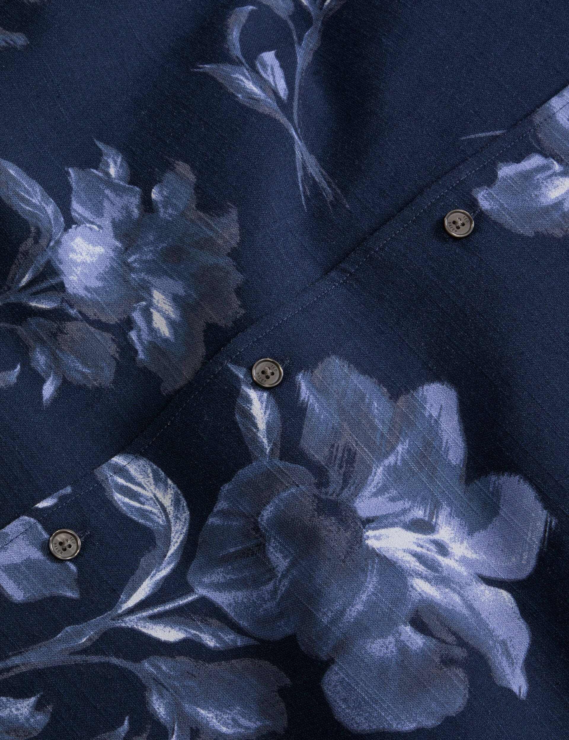 PRINTED SHIRT | NAVY - Image 6