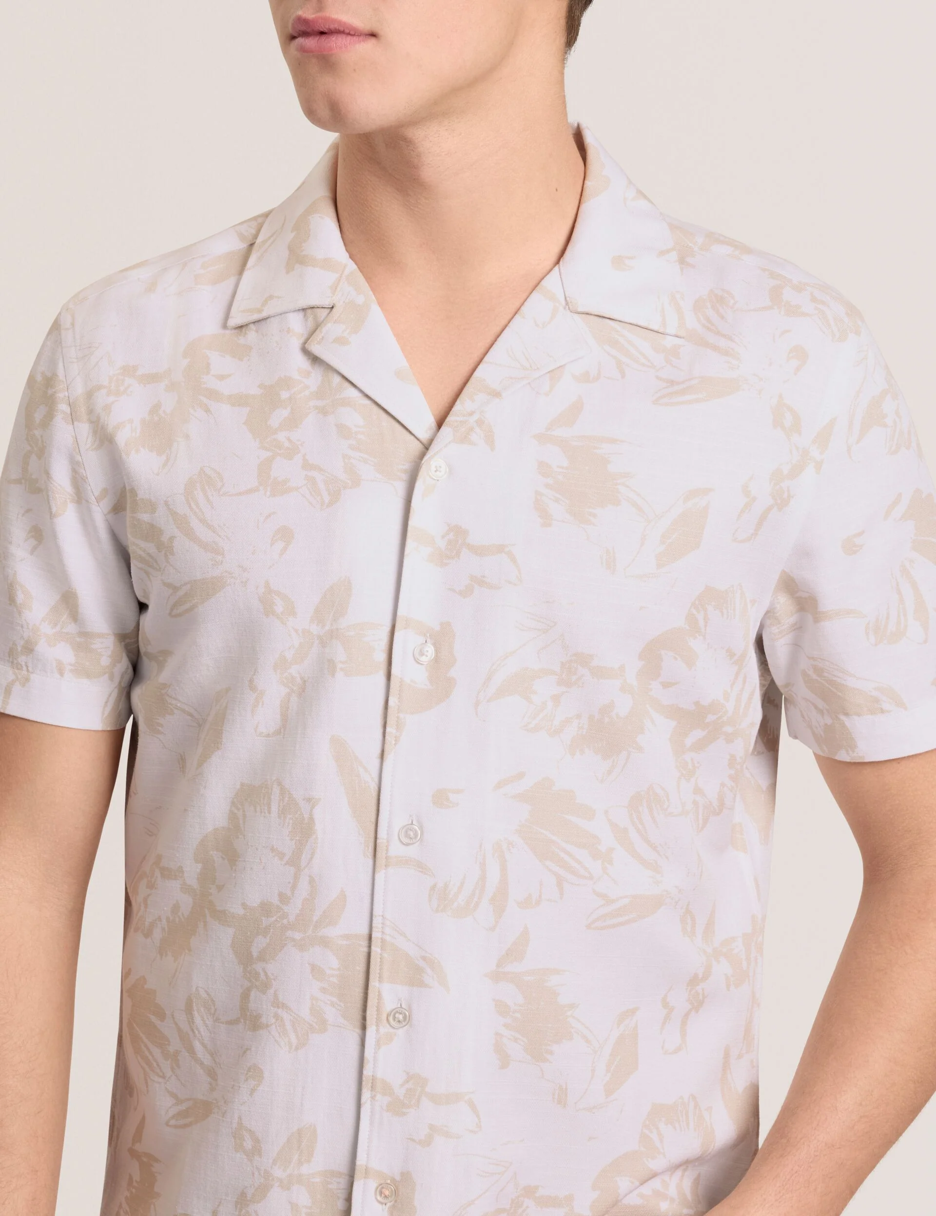PRINTED SHIRT | WHITE - Image 4