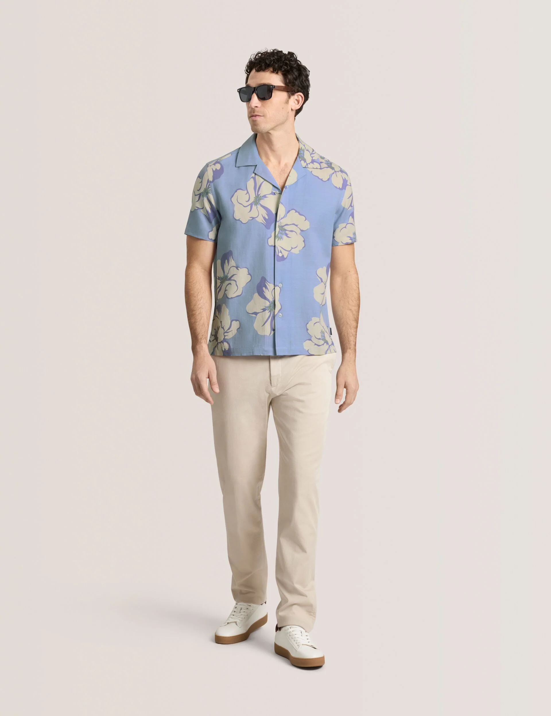 PRINTED SHIRT | LIGHT BLUE - Image 2