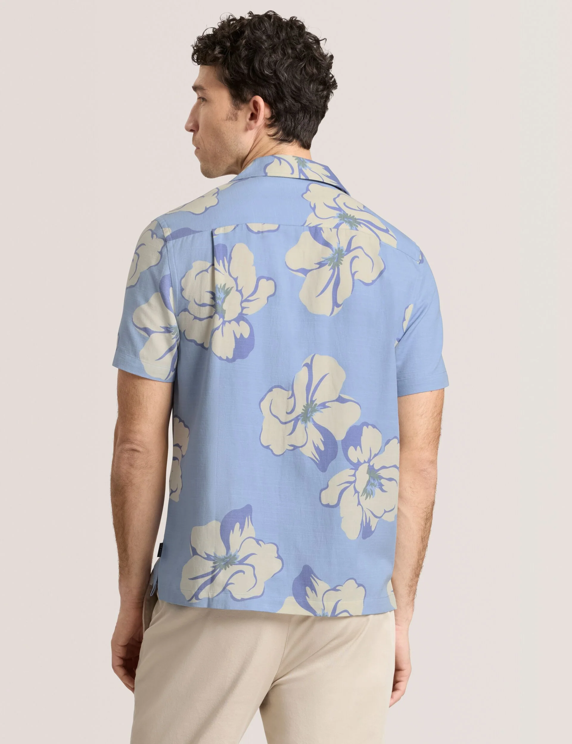 PRINTED SHIRT | LIGHT BLUE - Image 3