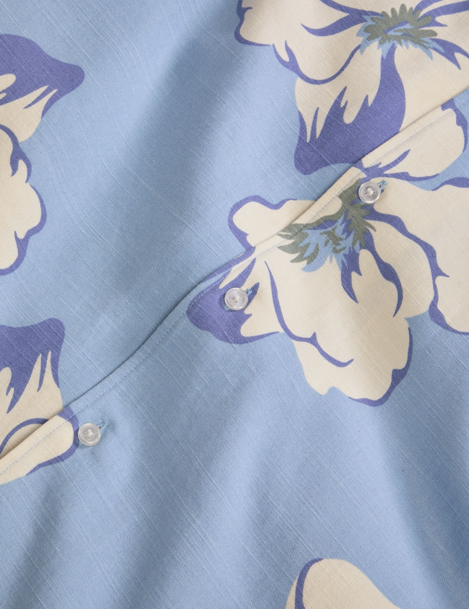 PRINTED SHIRT | LIGHT BLUE - Image 6