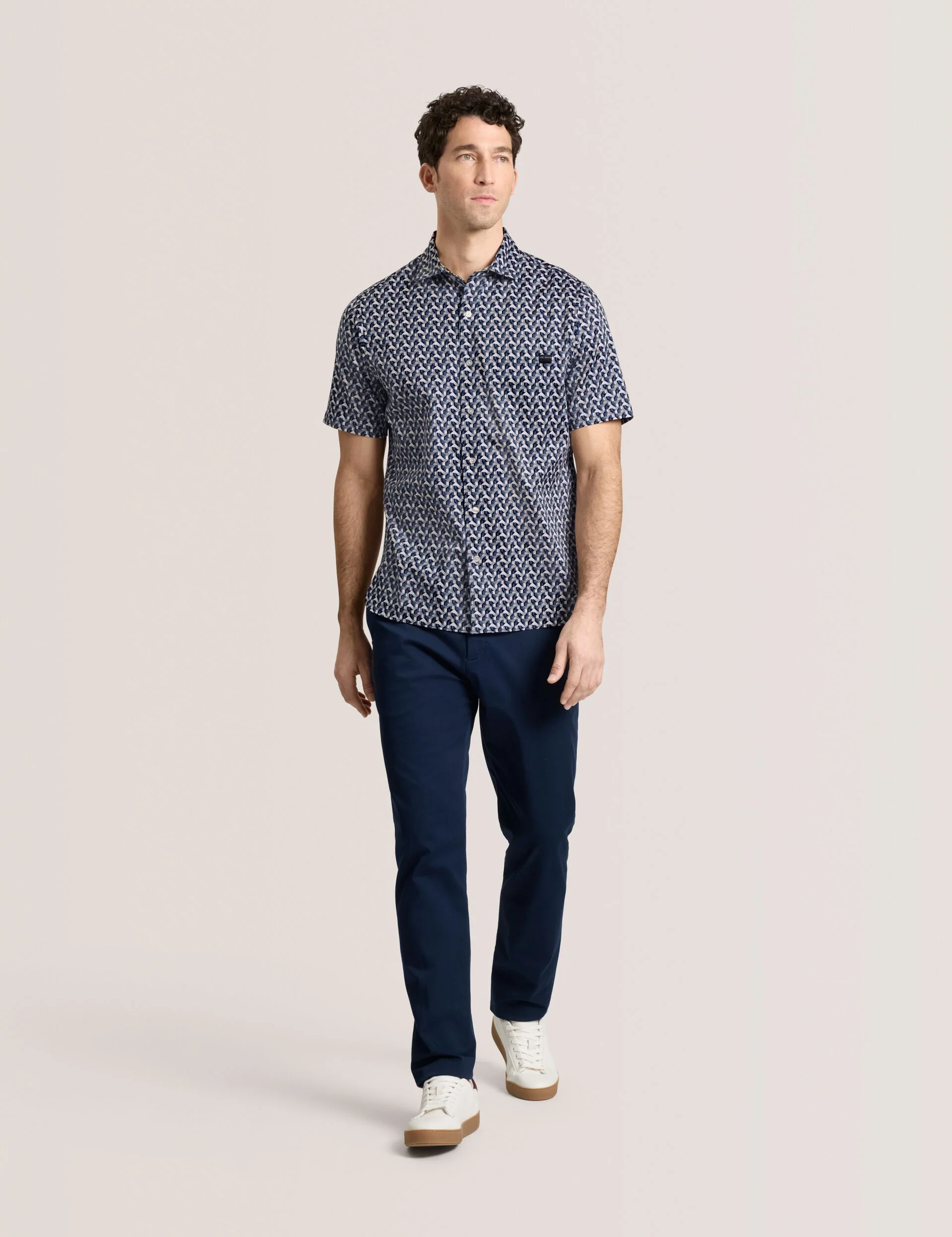 Printed Shirt | DARK NAVY - Image 2