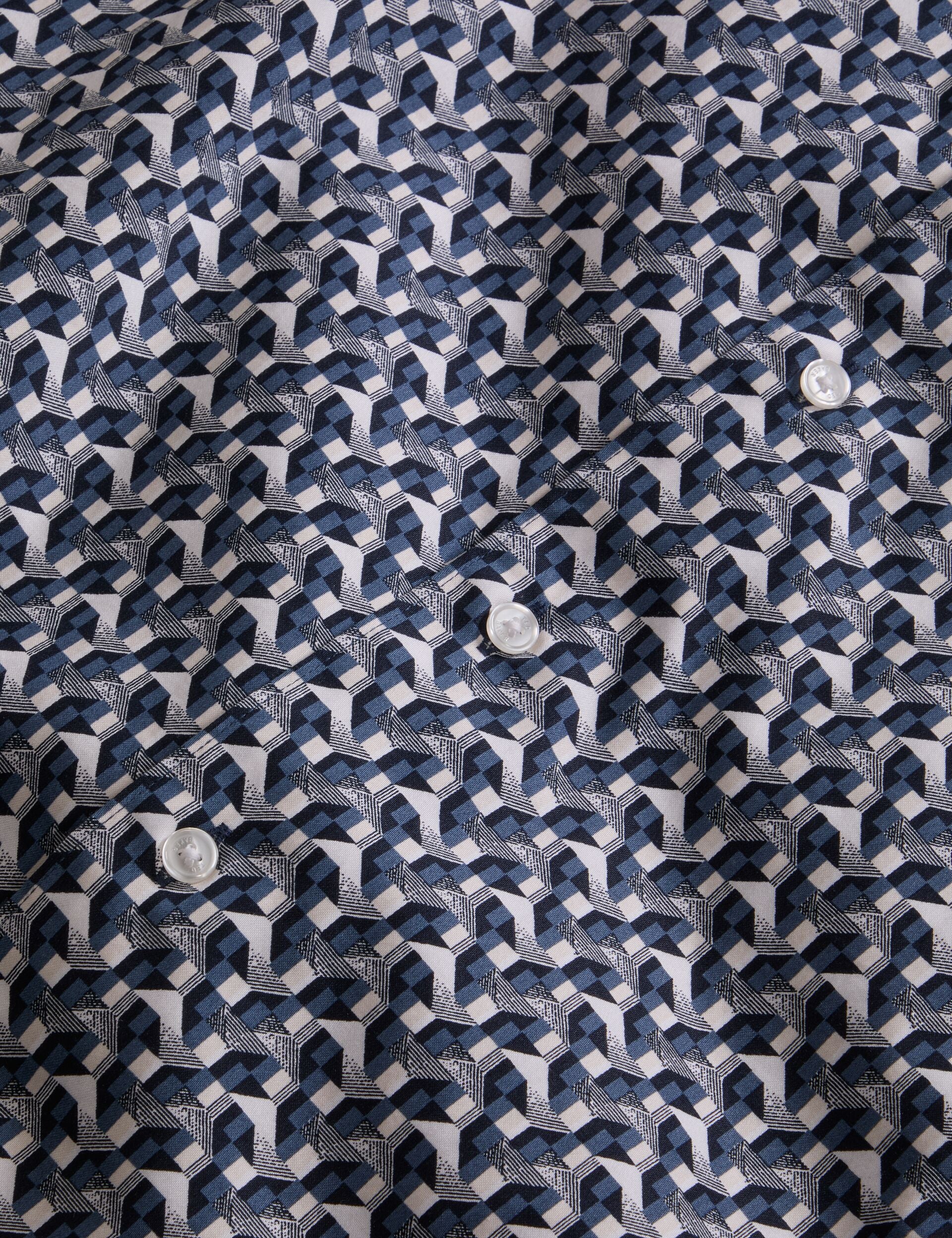 Printed Shirt | DARK NAVY - Image 6