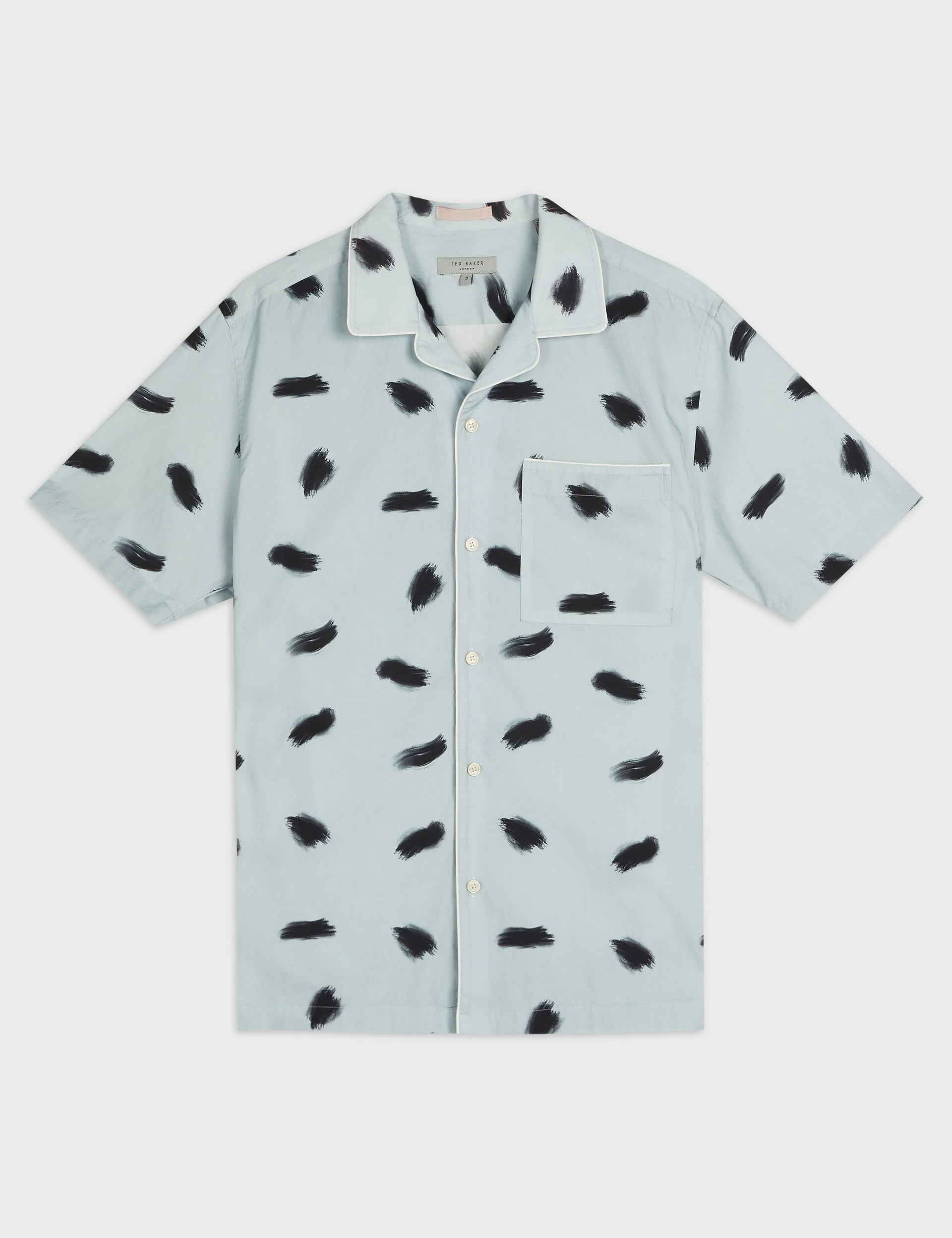 PRINTED SHIRT | LIGHT BLUE - Image 6