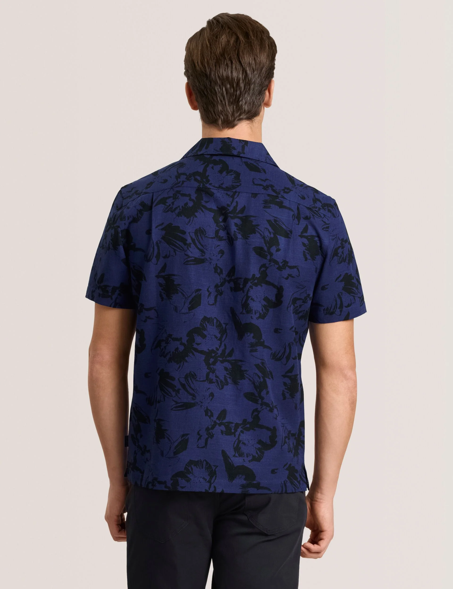 PRINTED SHIRT | NAVY - Image 4