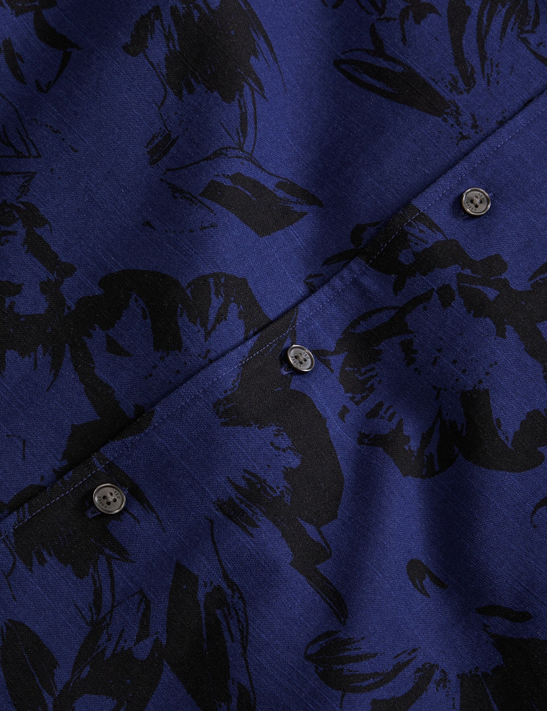 PRINTED SHIRT | NAVY - Image 6