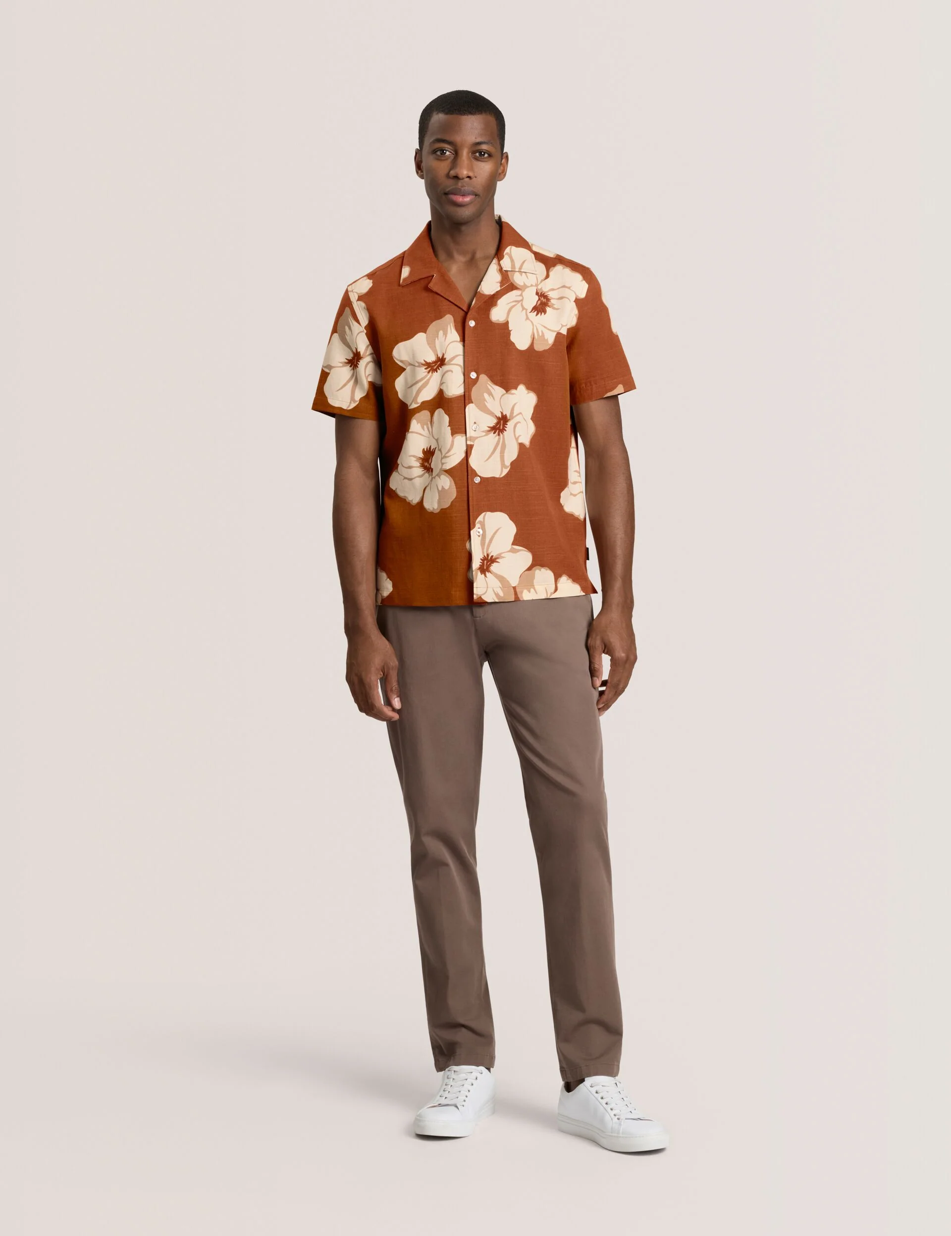 PRINTED SHIRT | BURNT ORANGE - Image 2