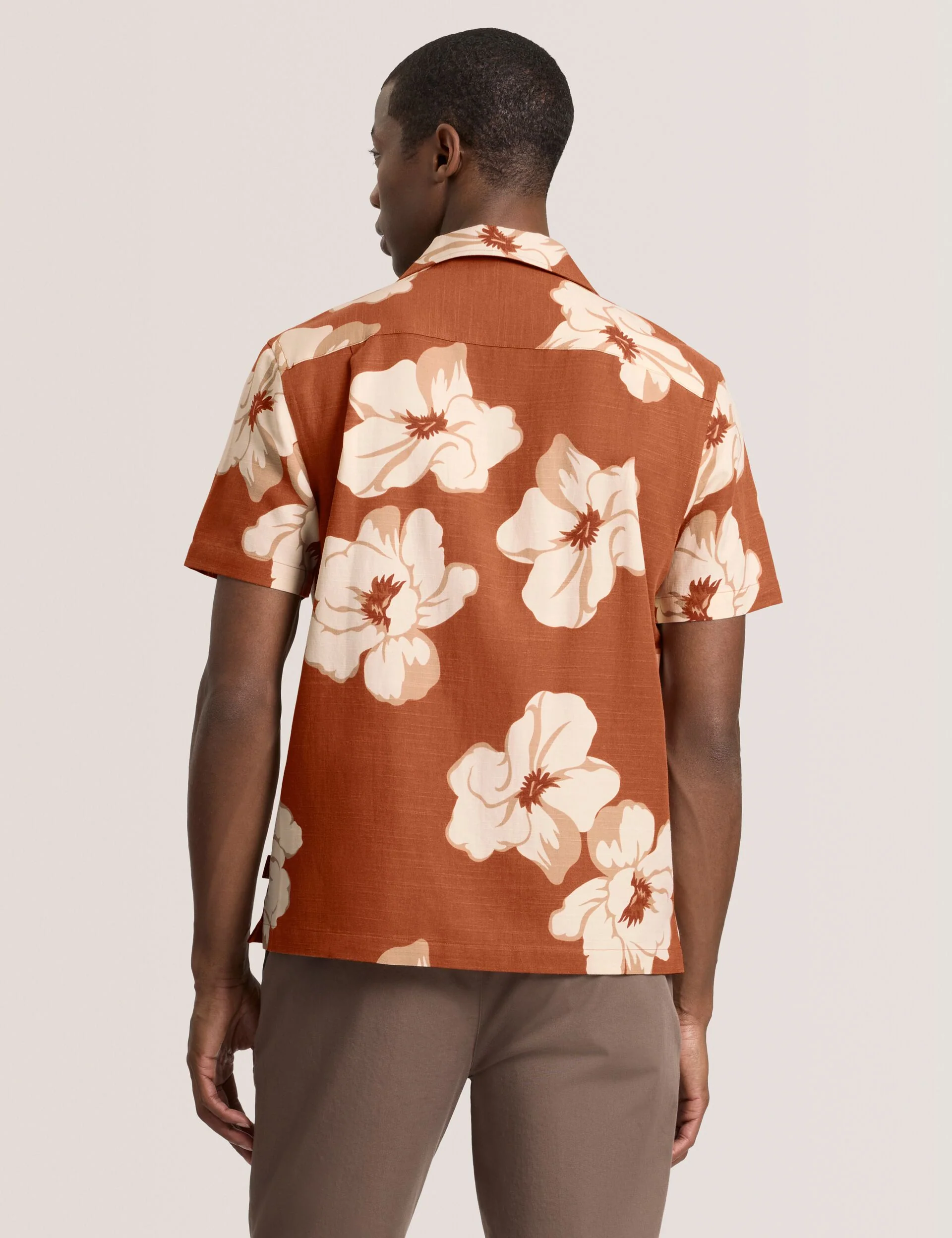 PRINTED SHIRT | BURNT ORANGE - Image 3