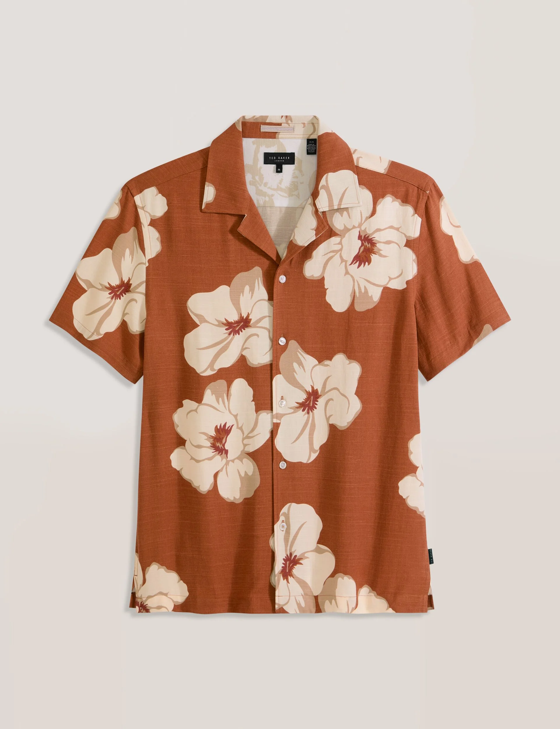 PRINTED SHIRT | BURNT ORANGE - Image 5