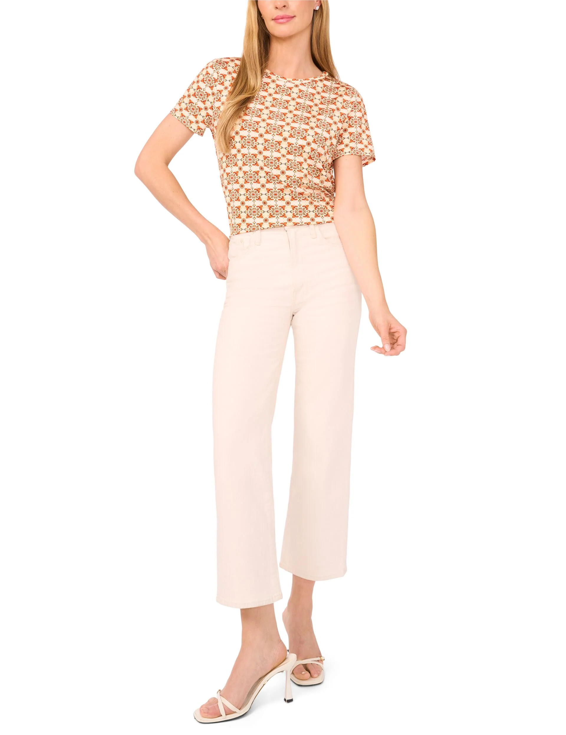 PRINTED T-SHIRT | ORANGE - Image 2