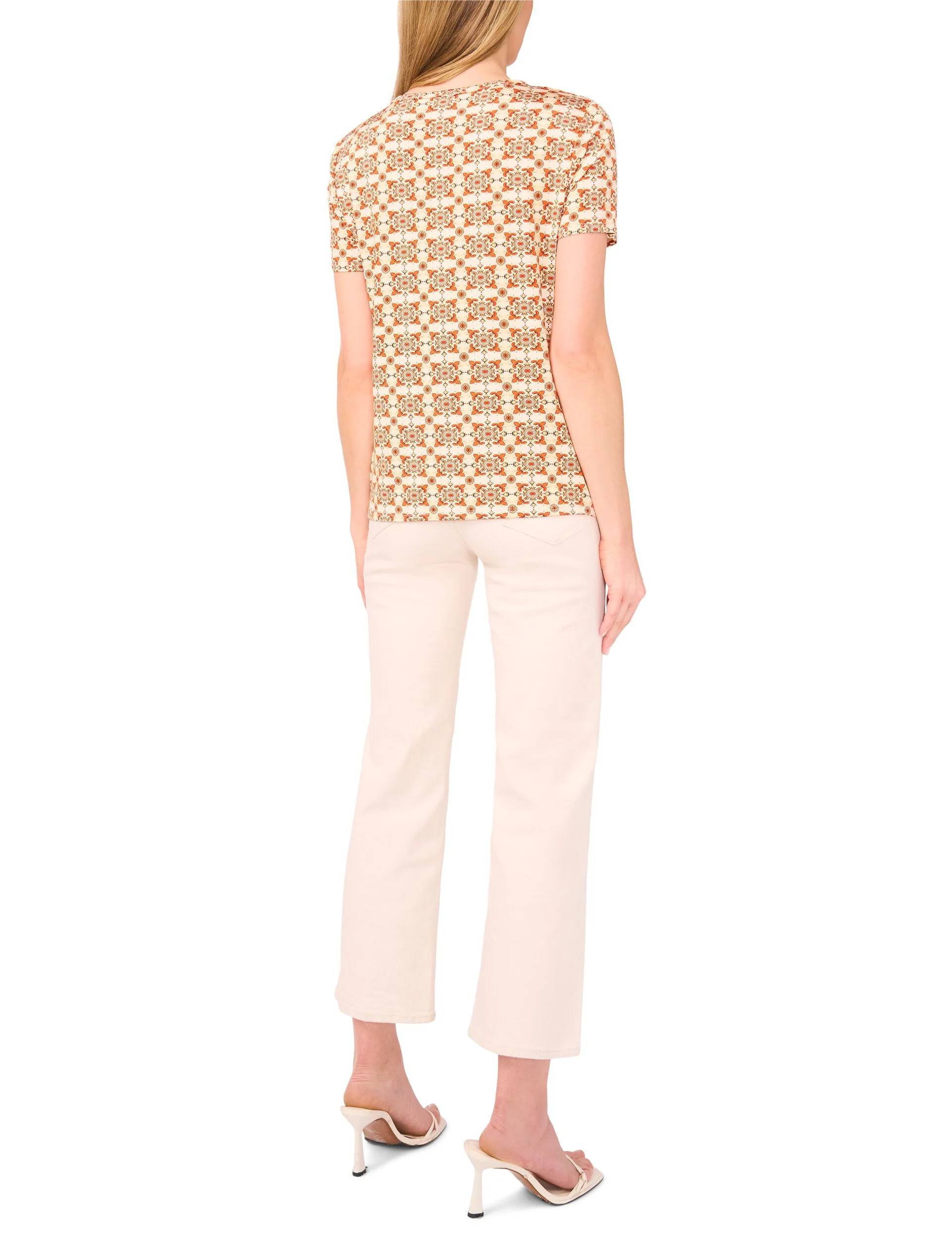 PRINTED T-SHIRT | ORANGE - Image 5