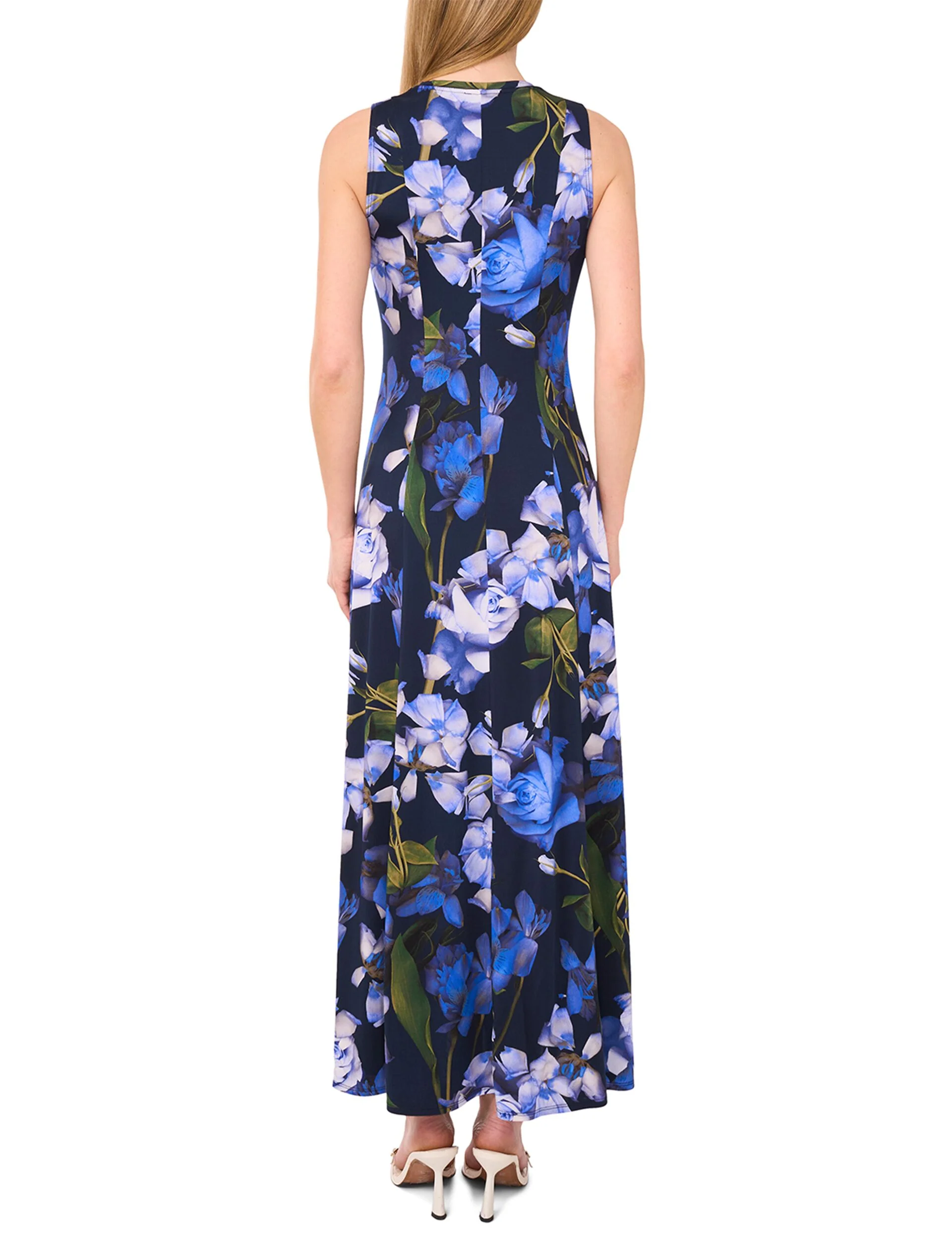 SLEEVELESS MAXI DRESS | NAVY - Image 4