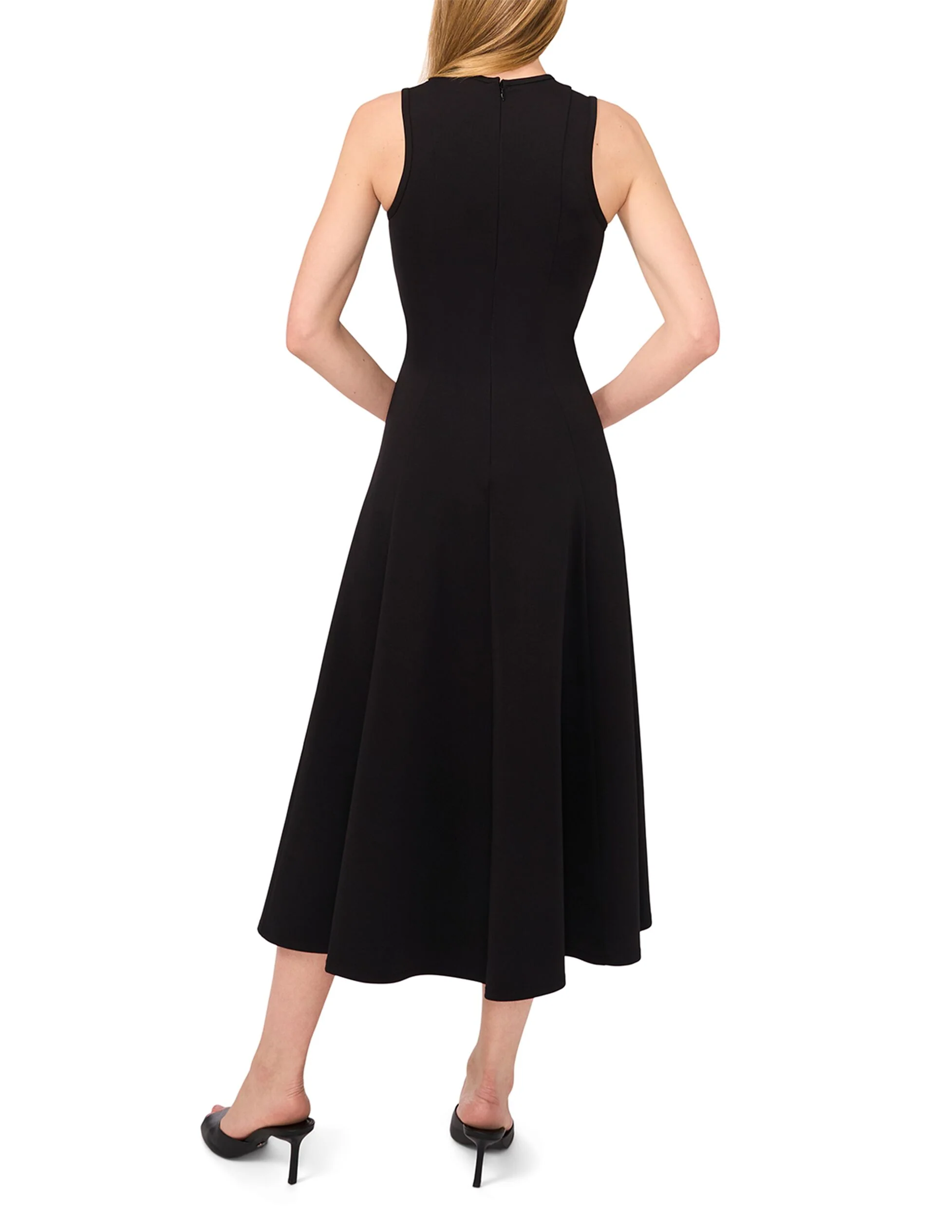 SLEEVELESS MAXI DRESS | BLACK - Image 2