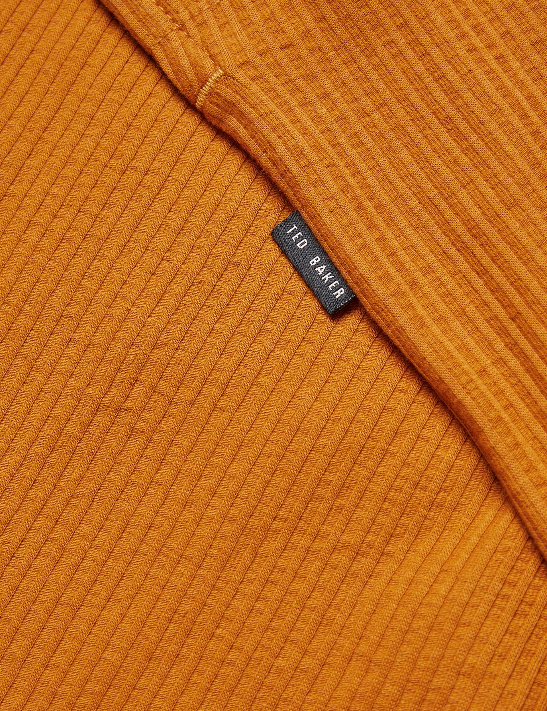 SHORT SLEEVE REGULAR FIT T-SHIRT | DARK ORANGE - Image 6