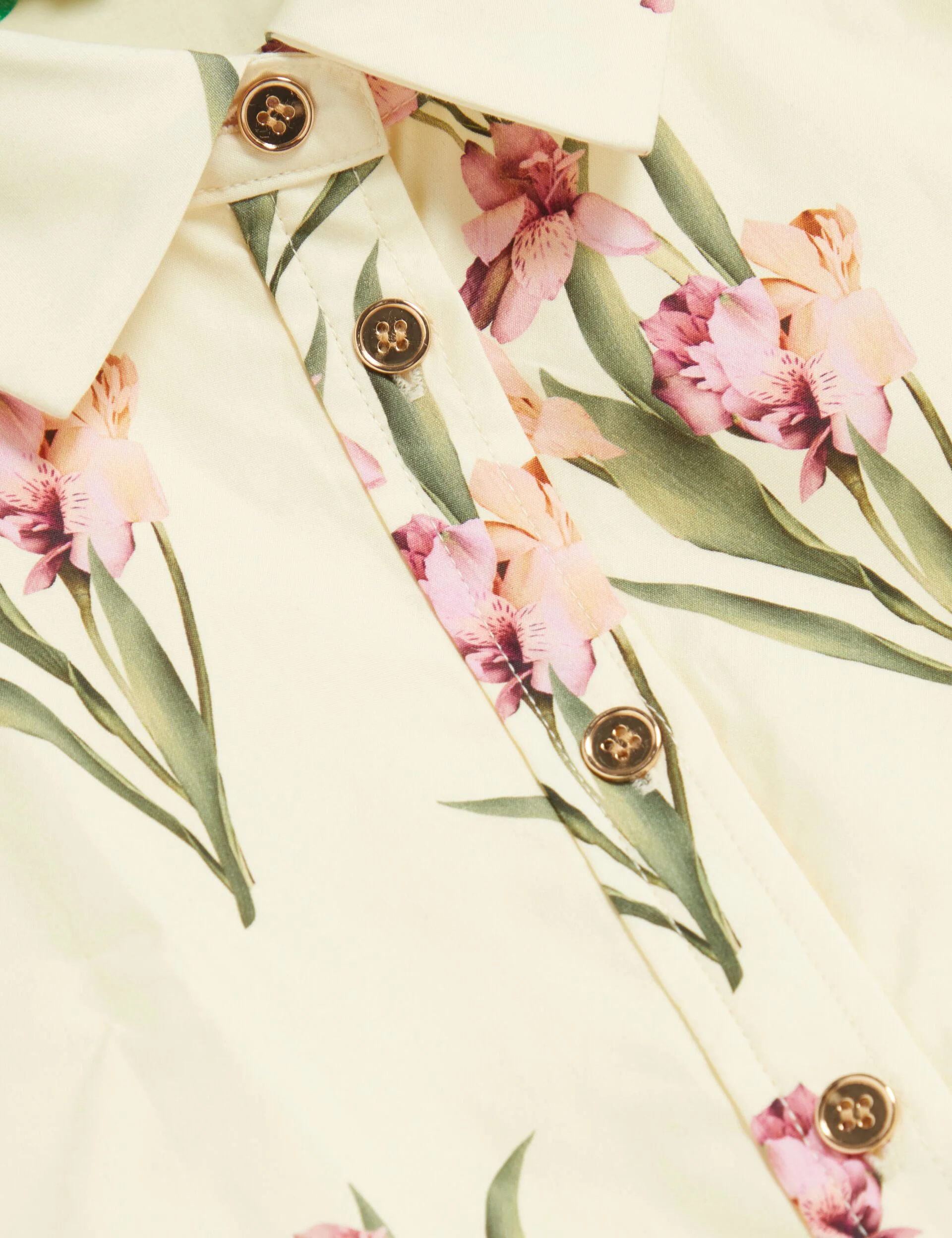 SLEEVELESS BUTTON UP SHIRT | YELLOW - Image 3