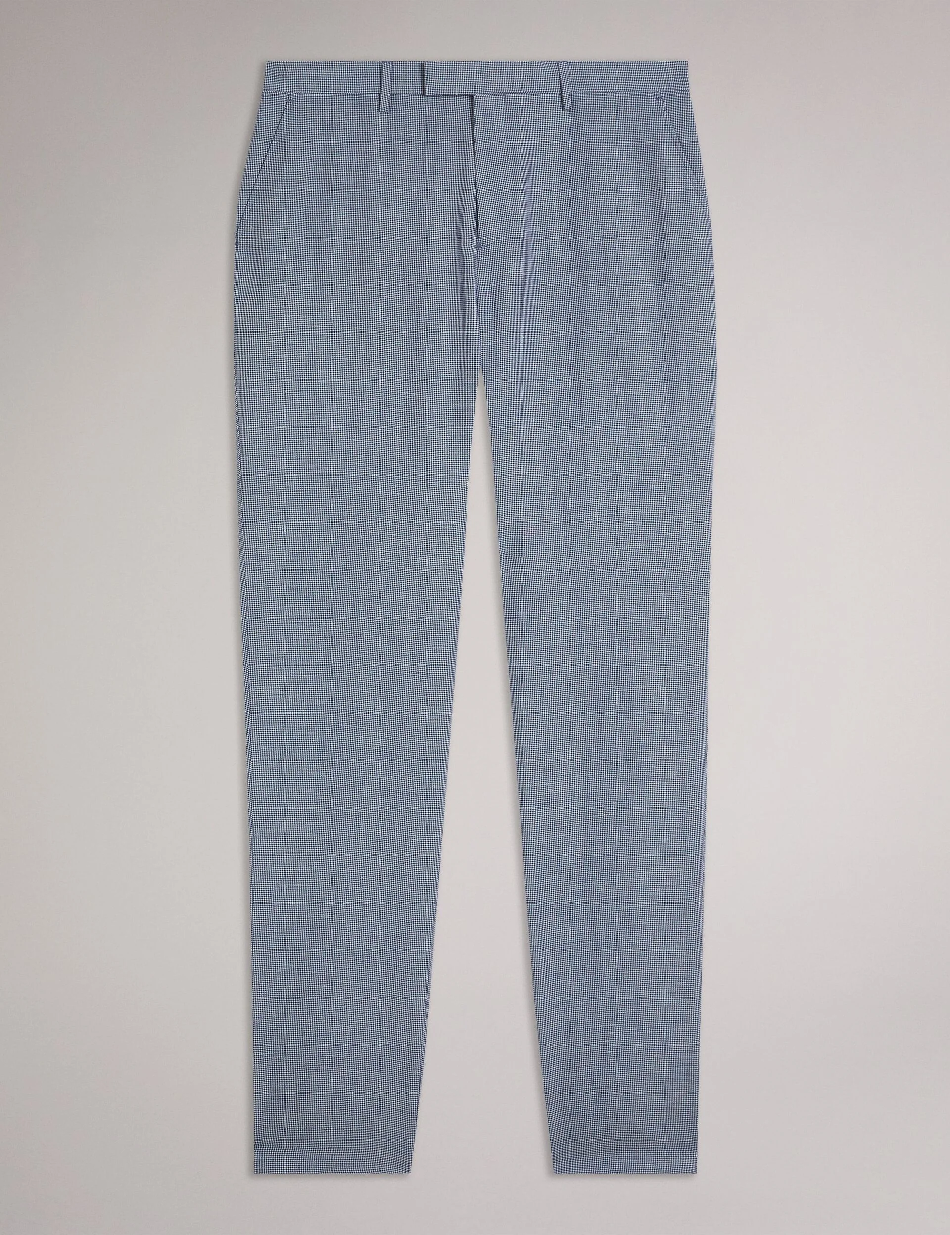 SLIM PUPPYTOOTH TROUSERS | BLUE - Image 6