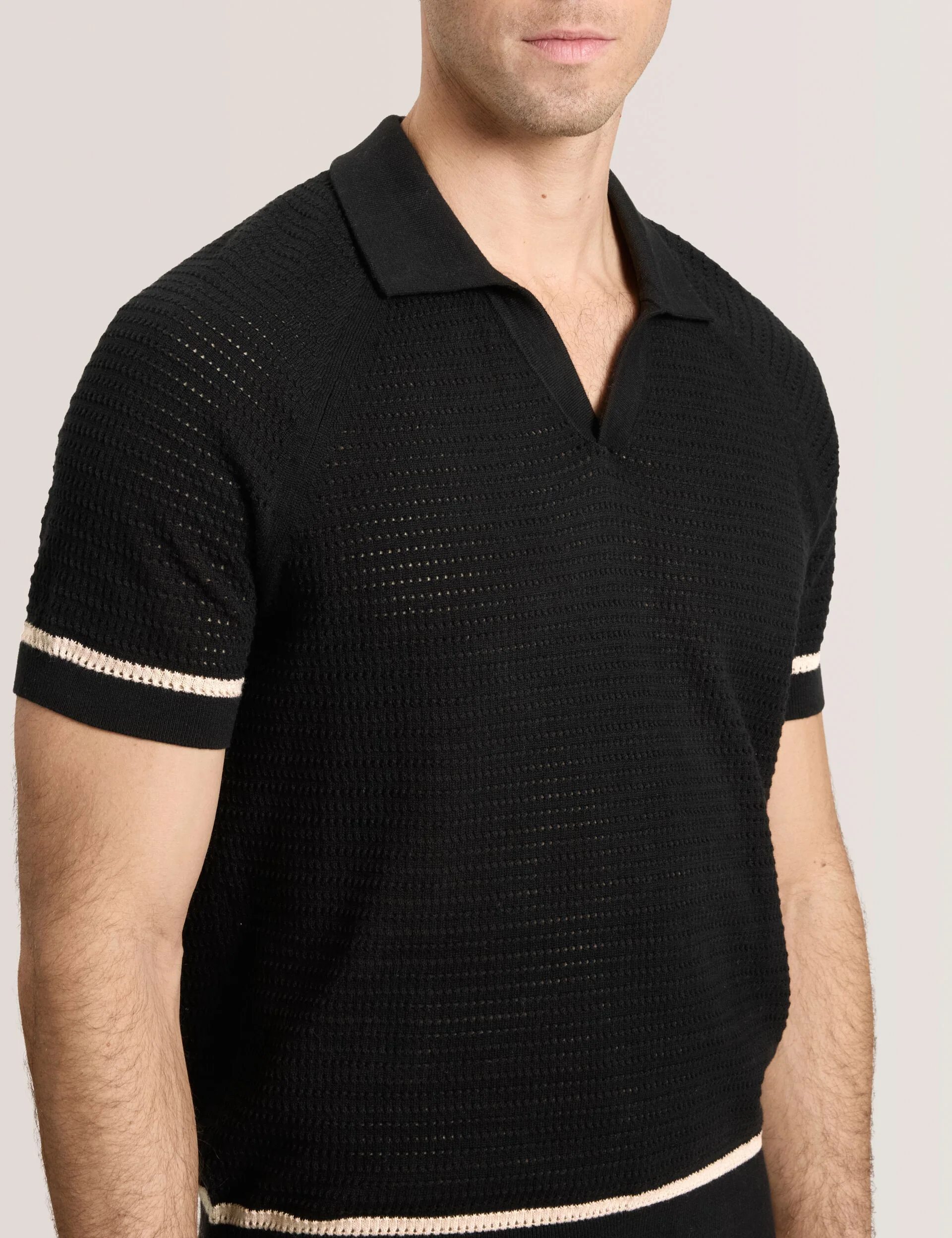 SWEATER POLO | BLACK - Image 4