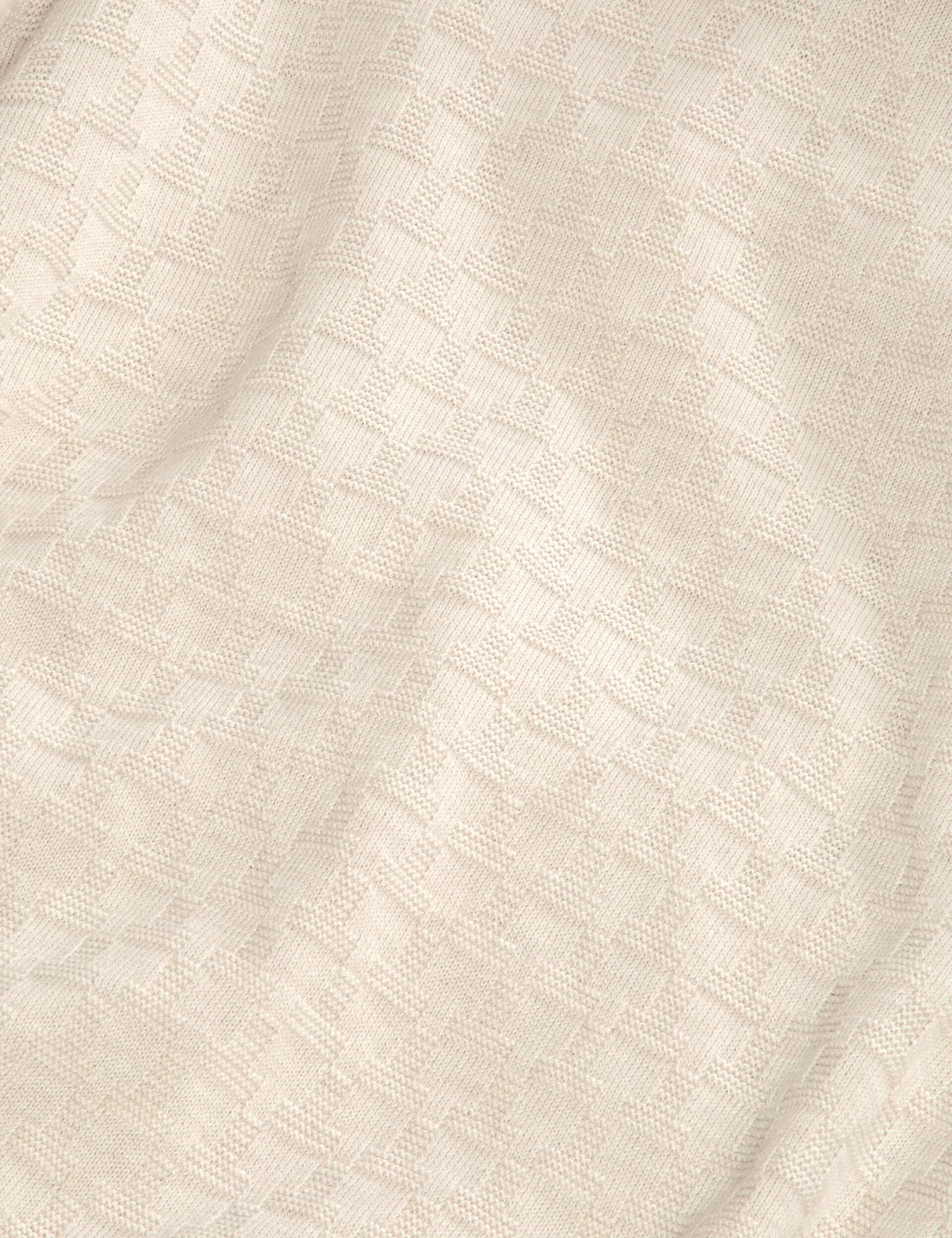 T STITCH LONG SLEEVE CREW NECK SWEATER | WHITE - Image 3