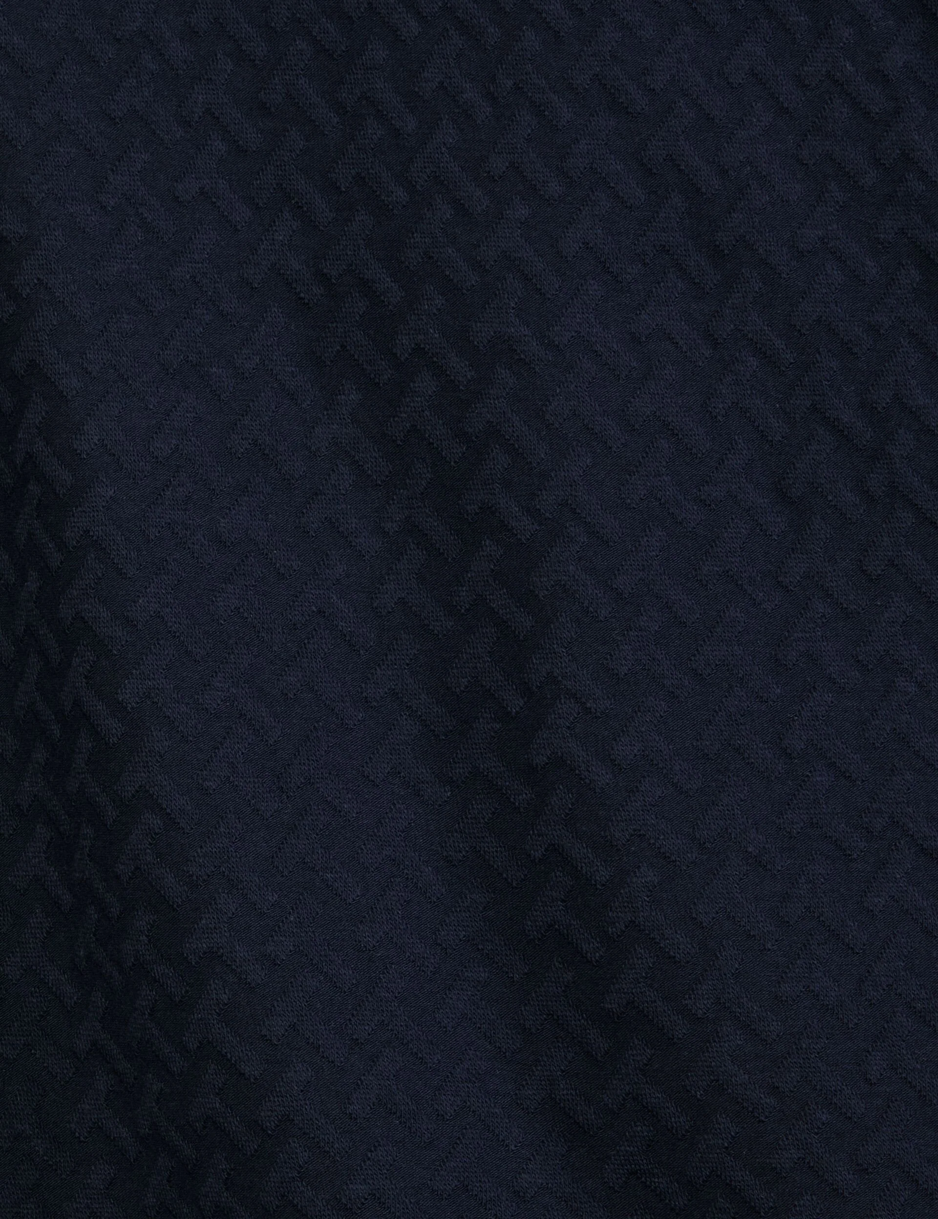 TEXTURE POLO | NAVY - Image 6