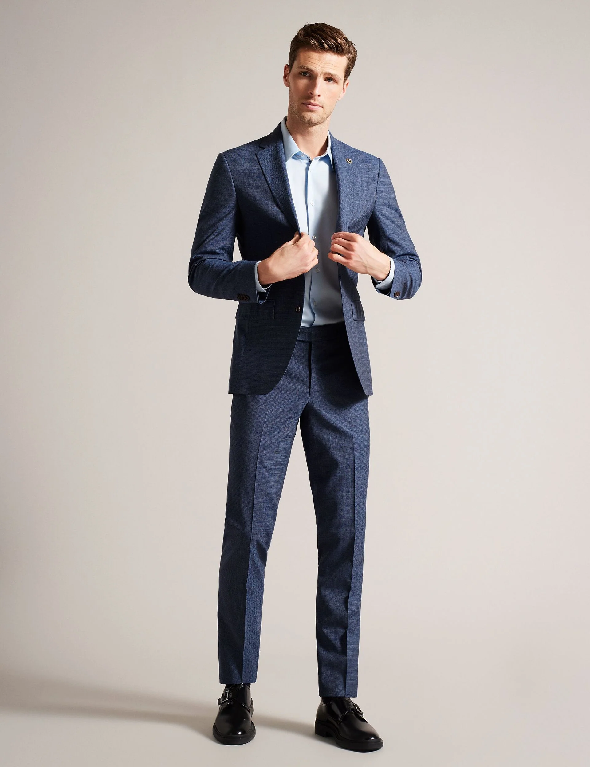 TWEEDY SUIT JACKET | NAVY - Image 4