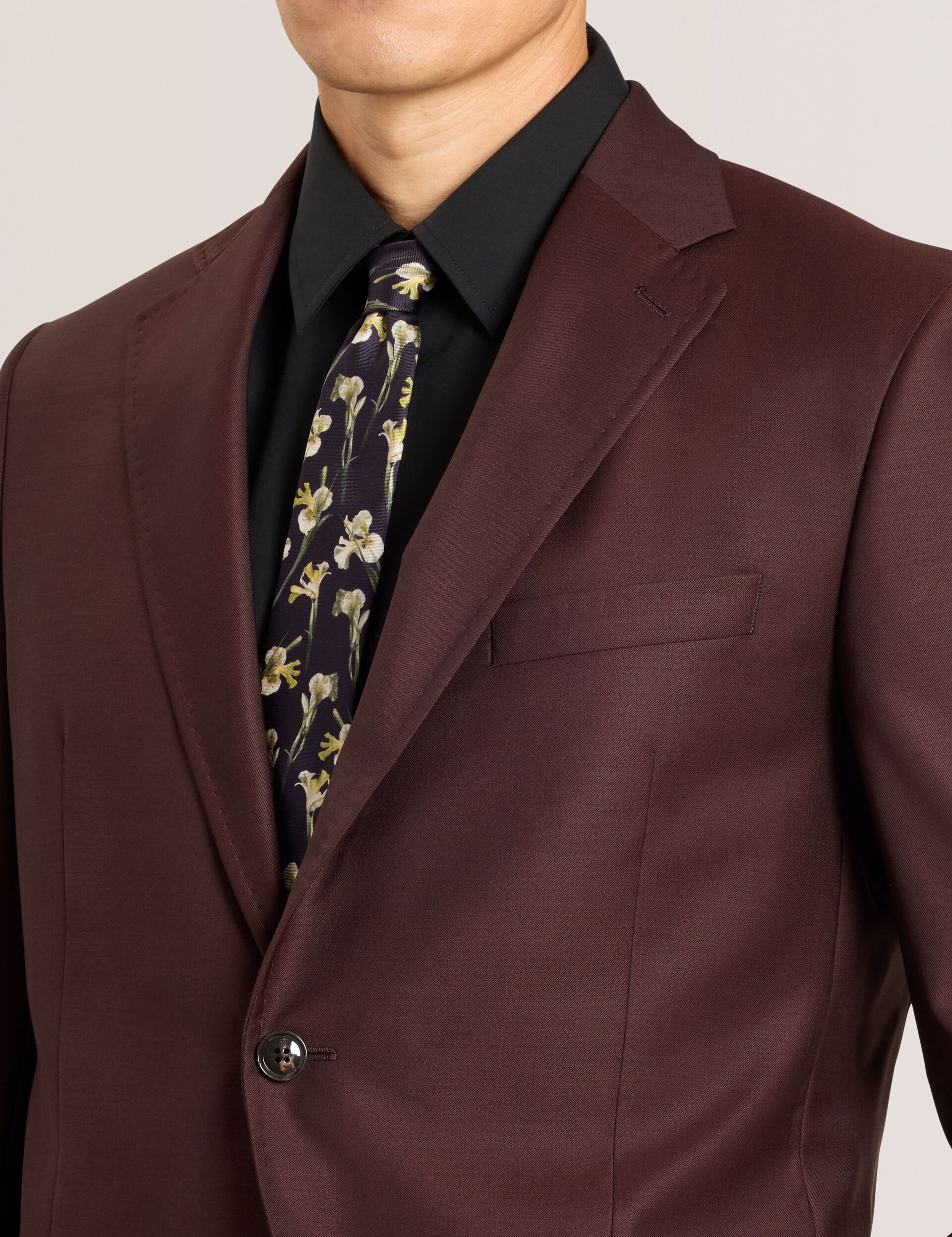 WRIGHT-TWILL | BURGUNDY - Image 5